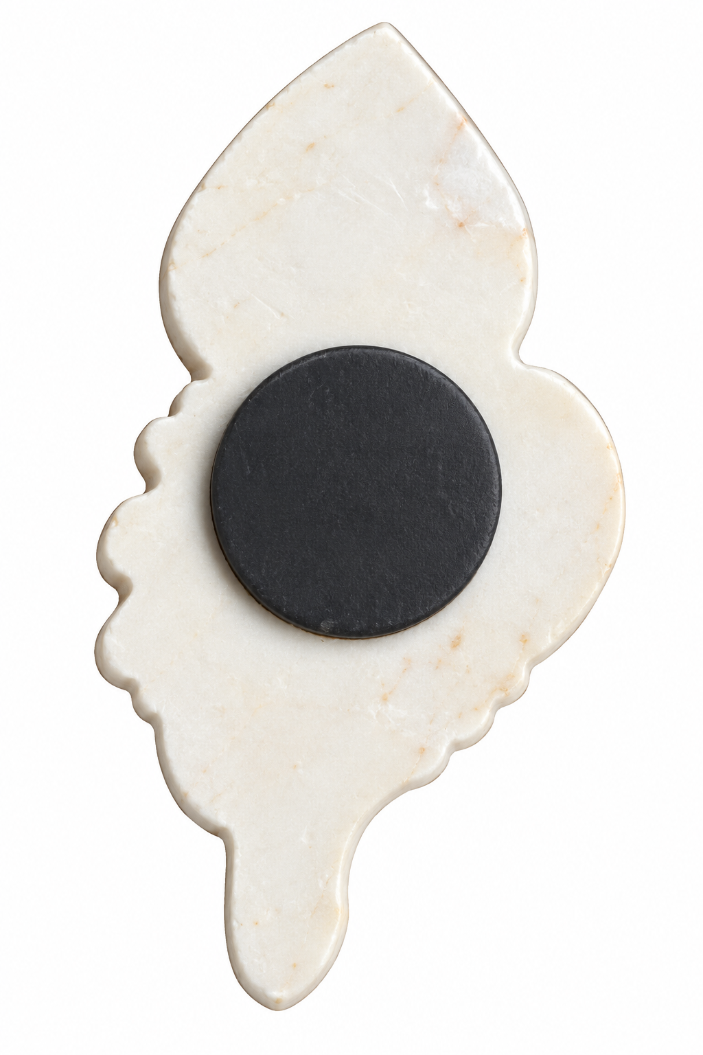 Vel & Peacock Feather Ceramic Magnet- Dimension 3 X 1.6 cms