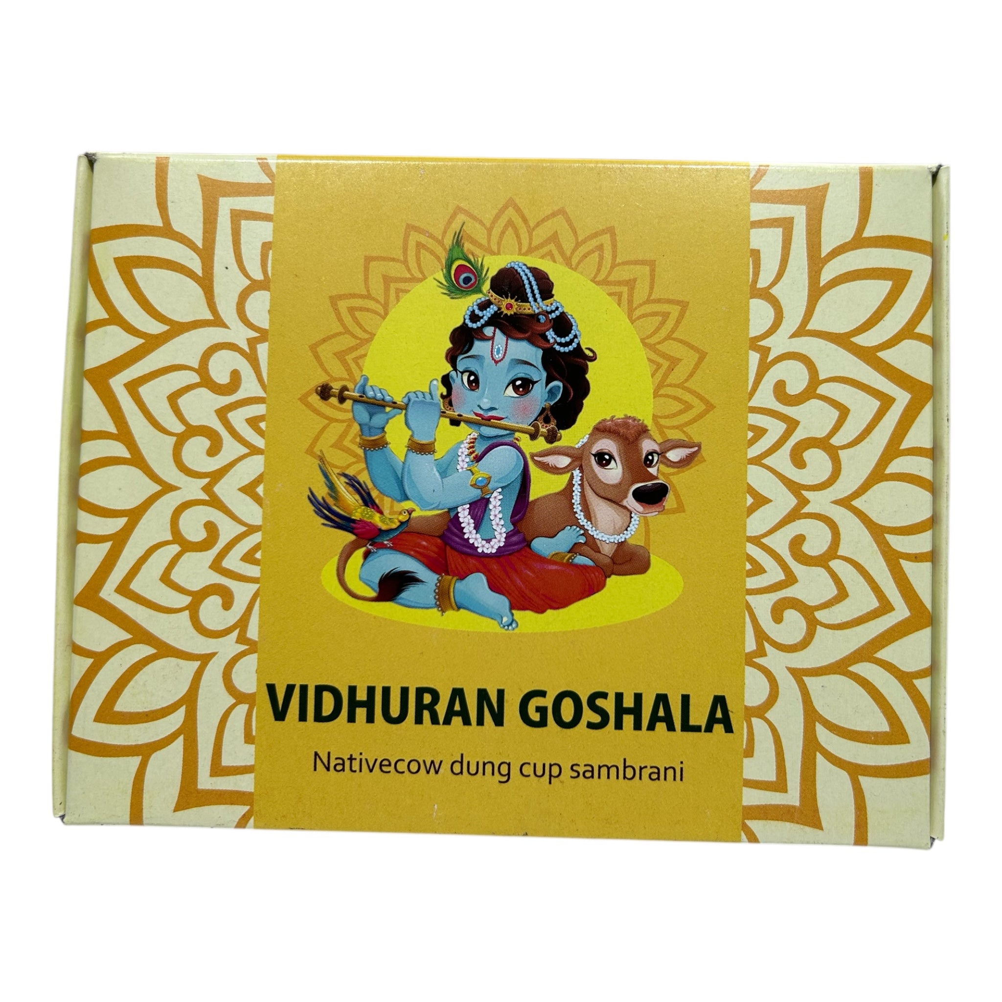 Vidhuran Goshala Sambrani – Natural Desi Cow Dung Cups for Pooja | Eco-Friendly Native Cow Sambrani நாட்டு பசு சாணி சாம்பிராணி