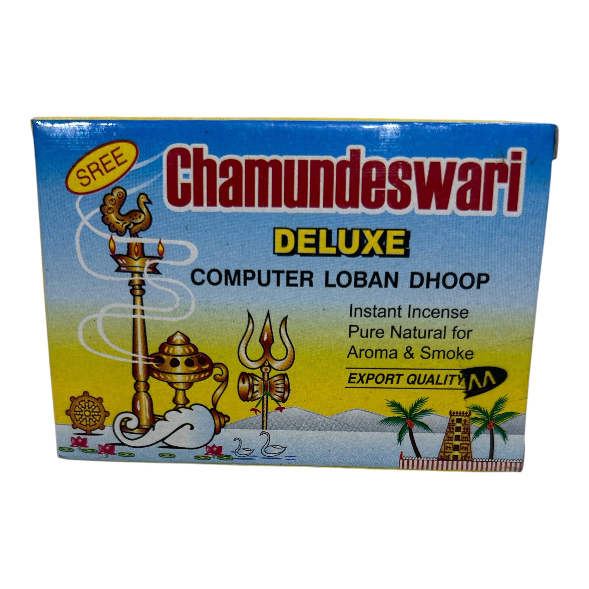 Chamundeswari Deluxe Computer Loban Dhoop லோபன் தூப சாம்பிராணி உருளைகள்