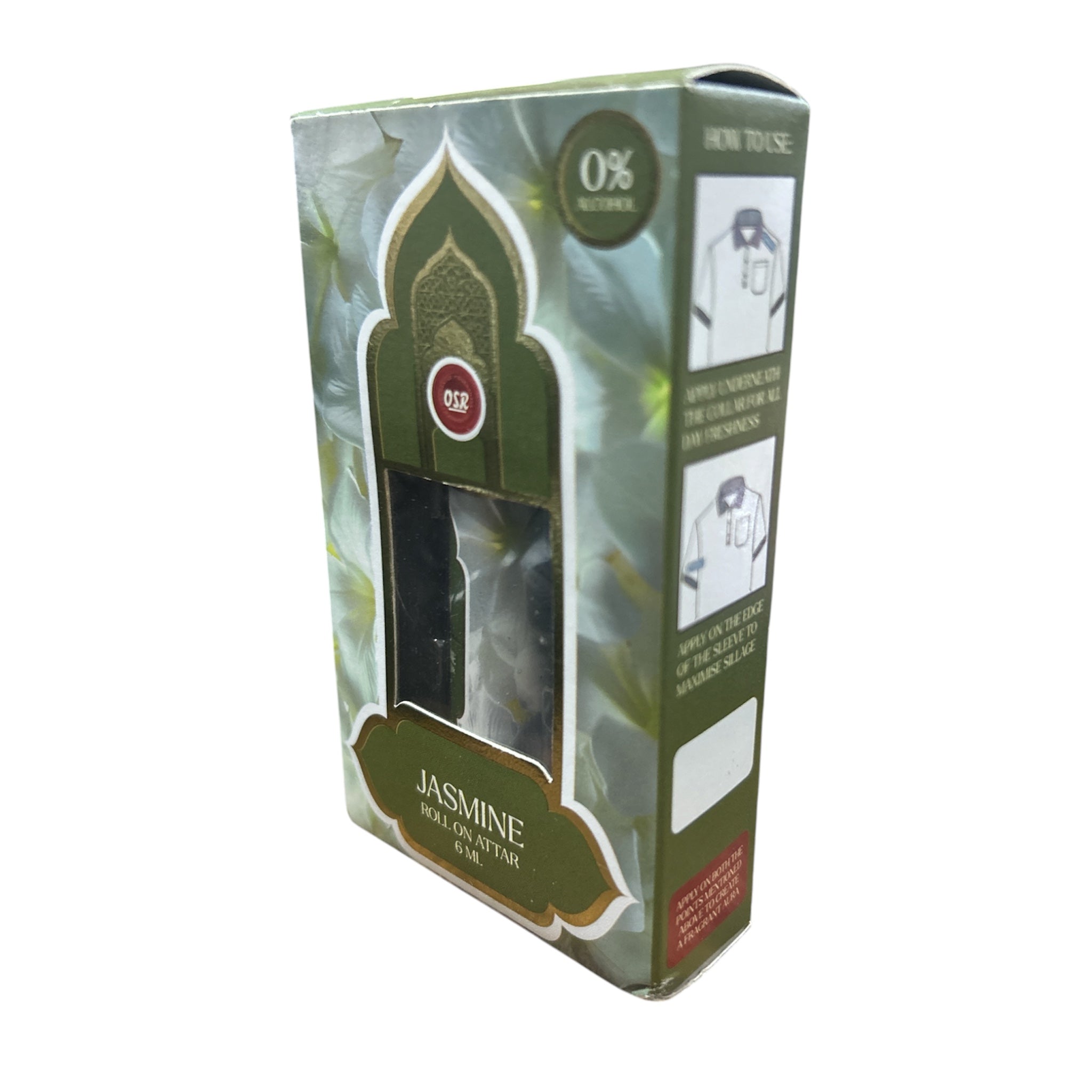 OSR Jasmine Roll On Attar 6 ml - classic natural Fragrance