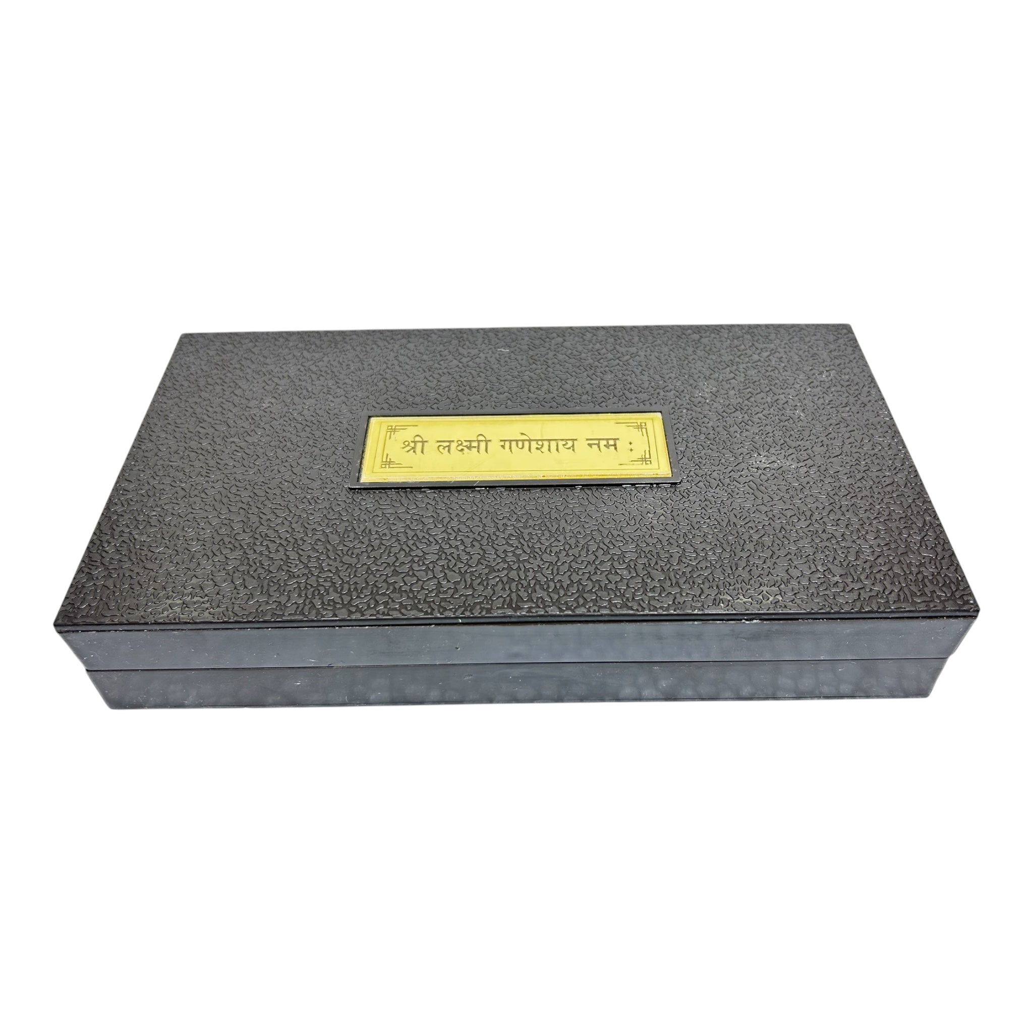 Sri Ram Darbar Red & Gold Foil Charan Padhukas Box size 21 x 11 cms - for corporate gifting & Pooja décor