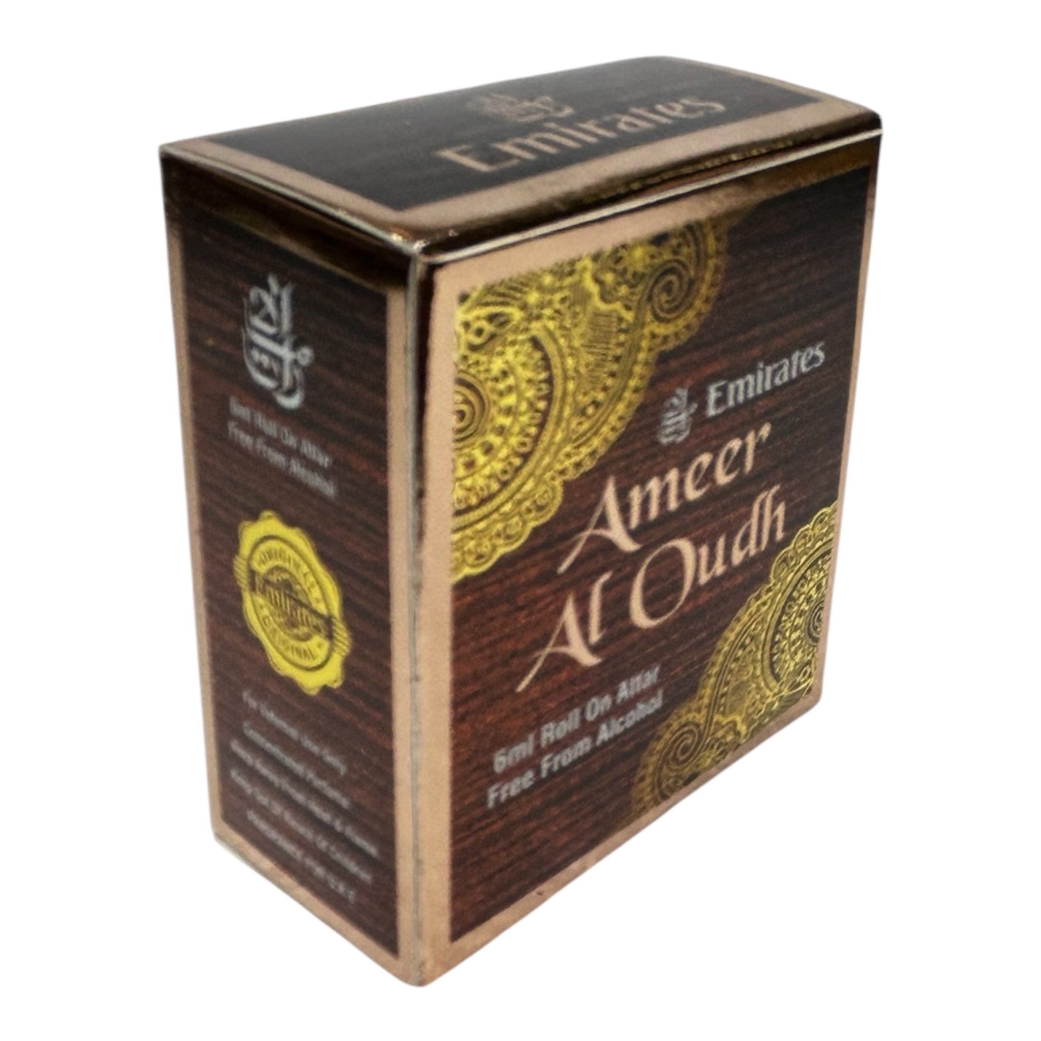Emirates Al Ameer Oudh Roll On Attar – Long-Lasting Arabic Perfume Oil 6 ml
