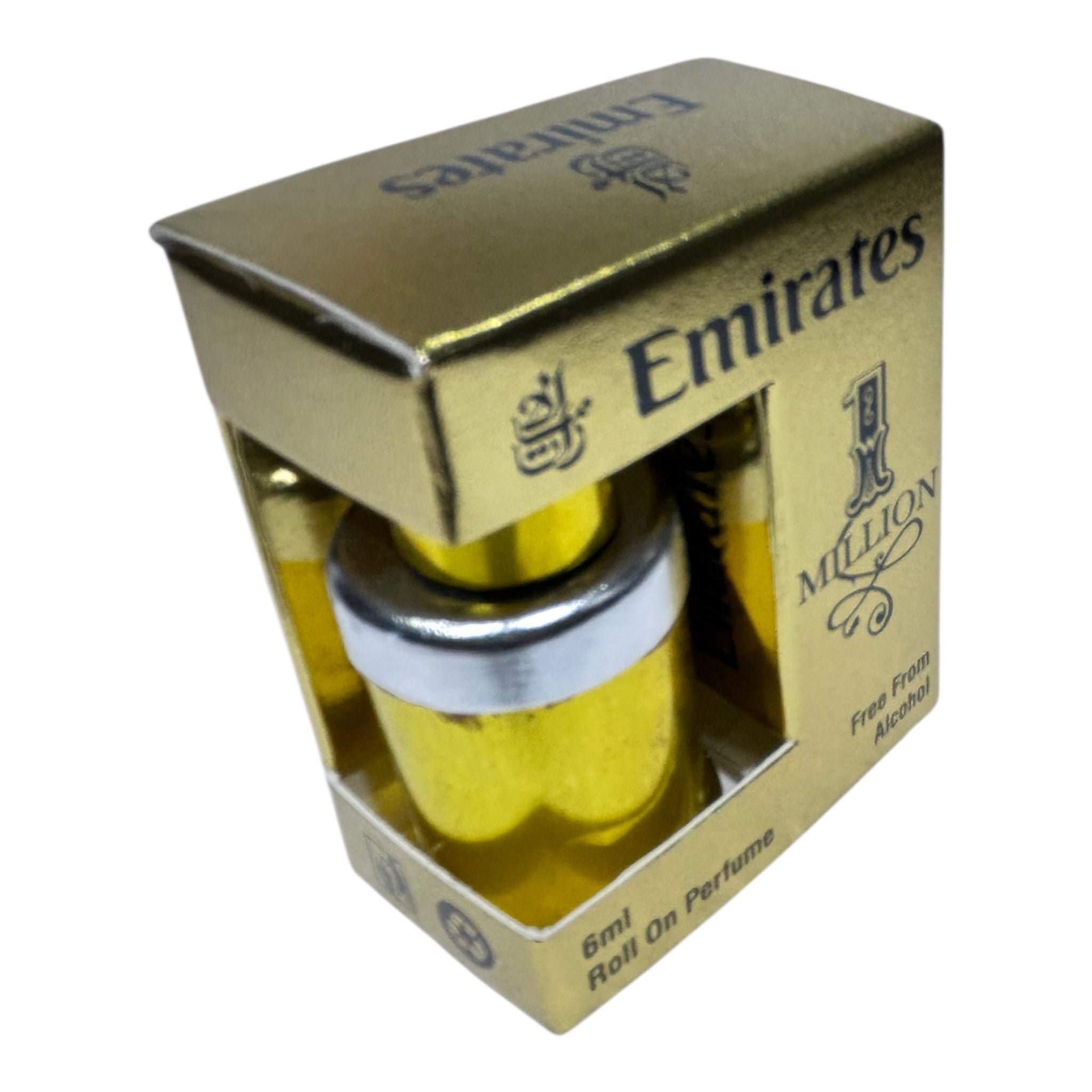 Emirates 1 Million Roll On Attar 6 ml – Luxury Long Lasting Arabian Perfume Oil for Men & Women