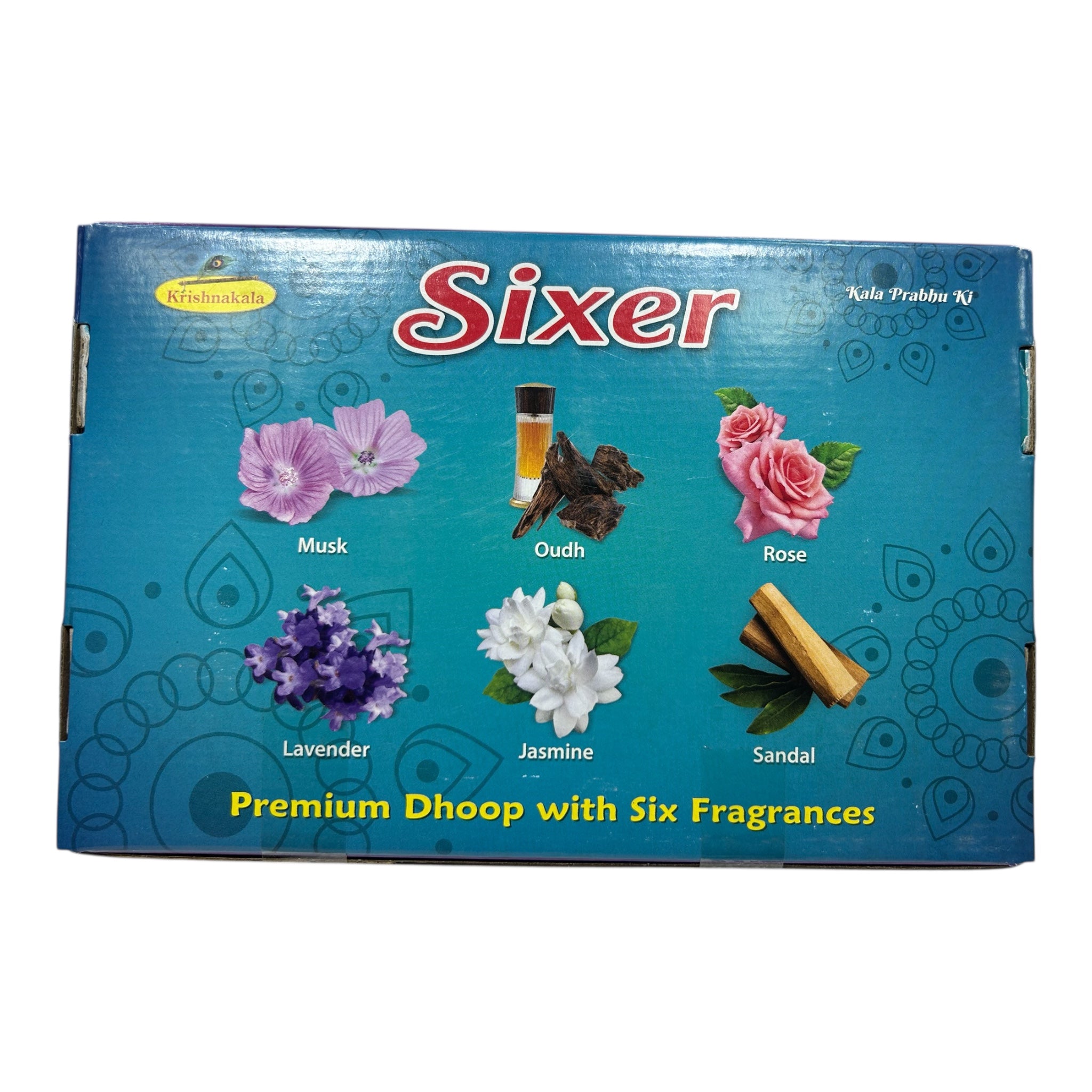Krishakala Sixer Premium Jumbo Dhoop Cup with Six Fragrances