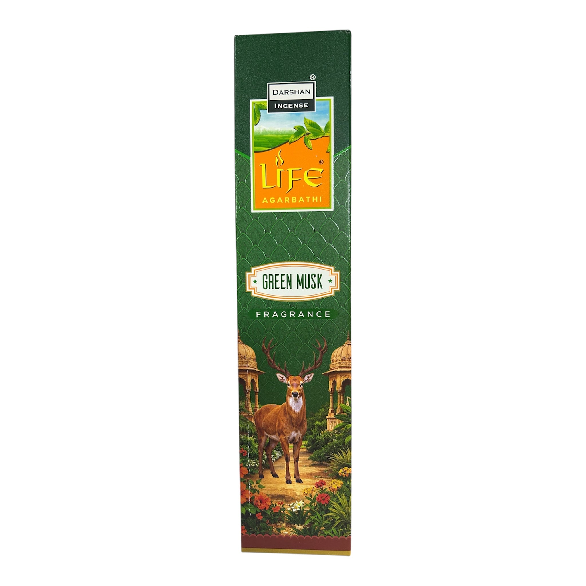 Darshan Life Green Musk Fragrance Agarbathi - an Elegant blend of Kasturi for Pooja & Yoga