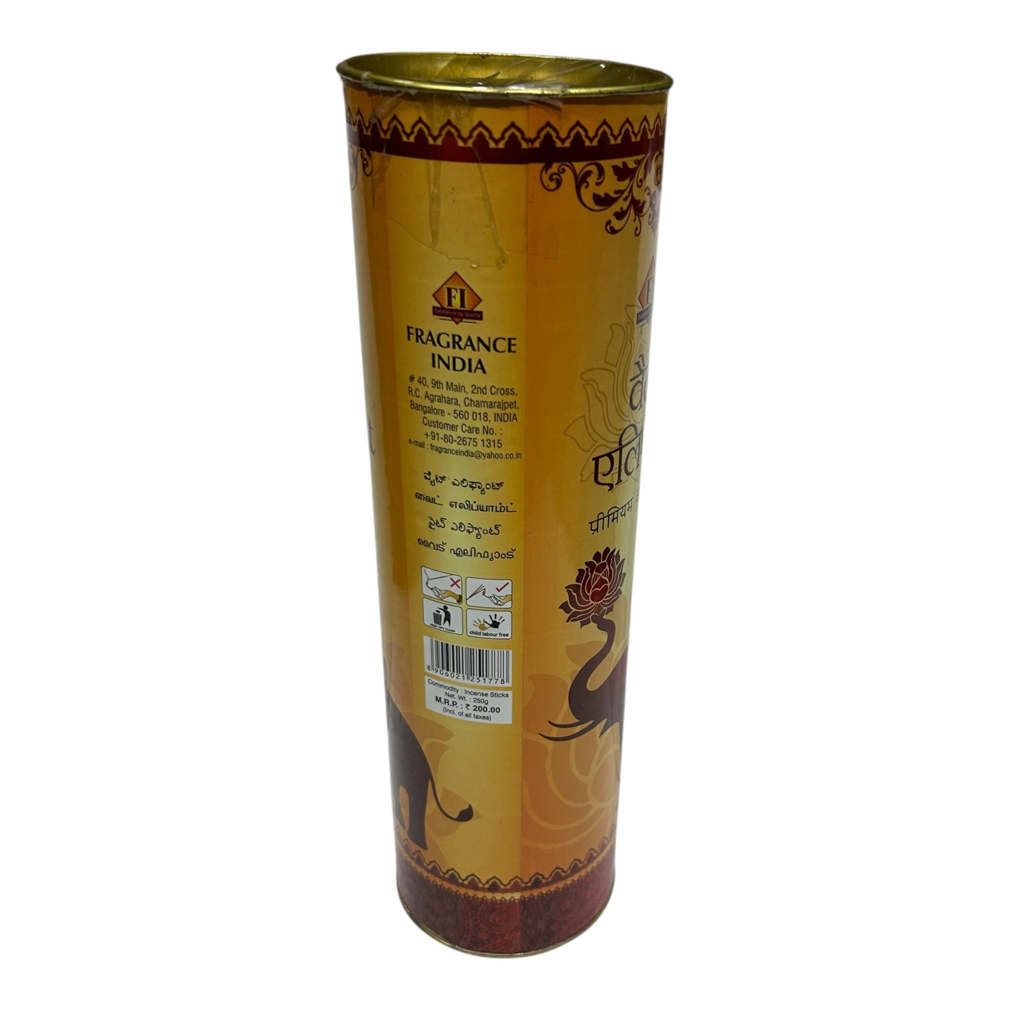 FI White Elephant Premium 5 Fragrances Incense Stick Jar