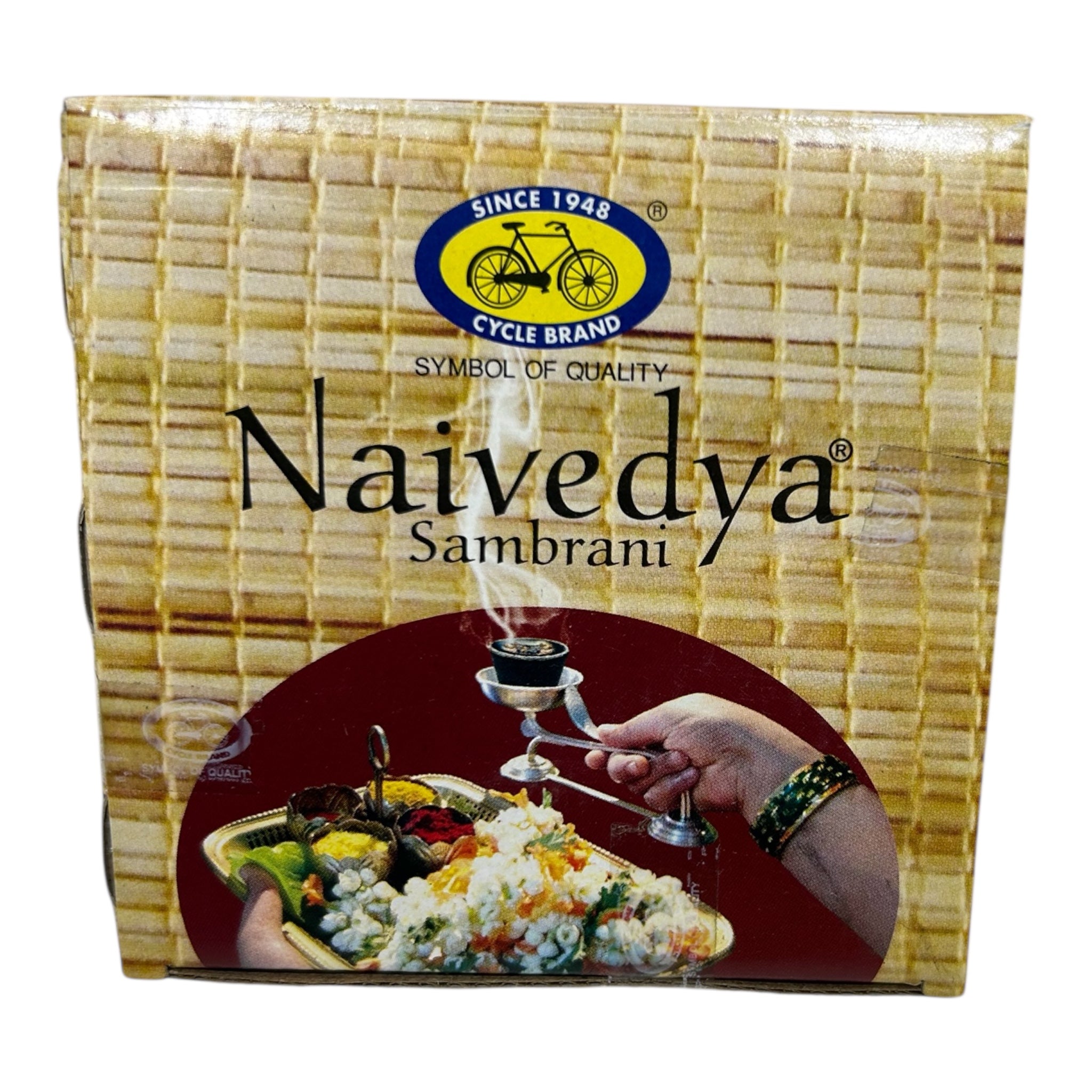Cycle Brand Naivedya Sambrani – Small, Medium & Jumbo Cups - Traditional Pooja Dhoop for Purity & Fragrance