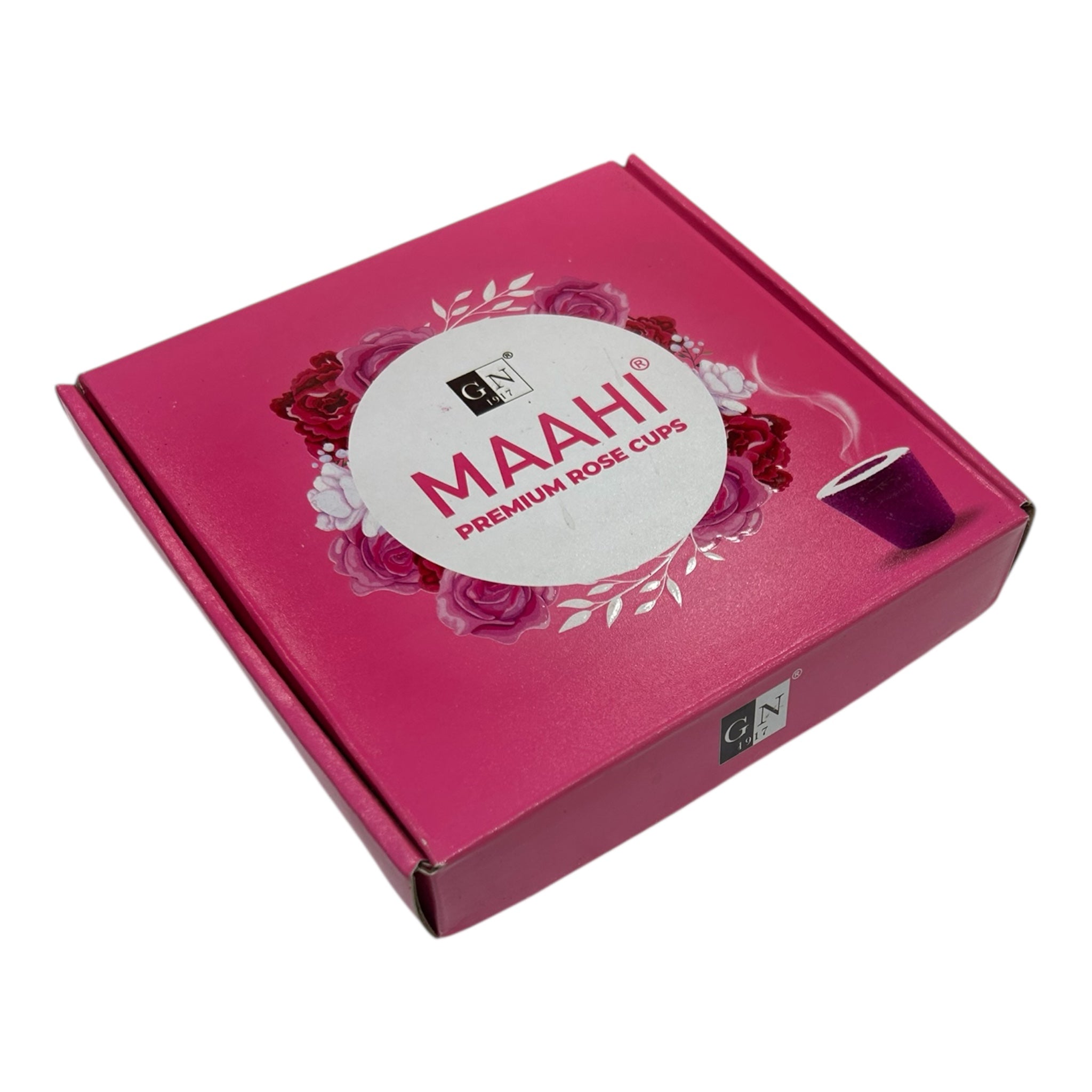 MAAHI Premium Rose Flavour Dhoop Cups ரோஜா தூபம்