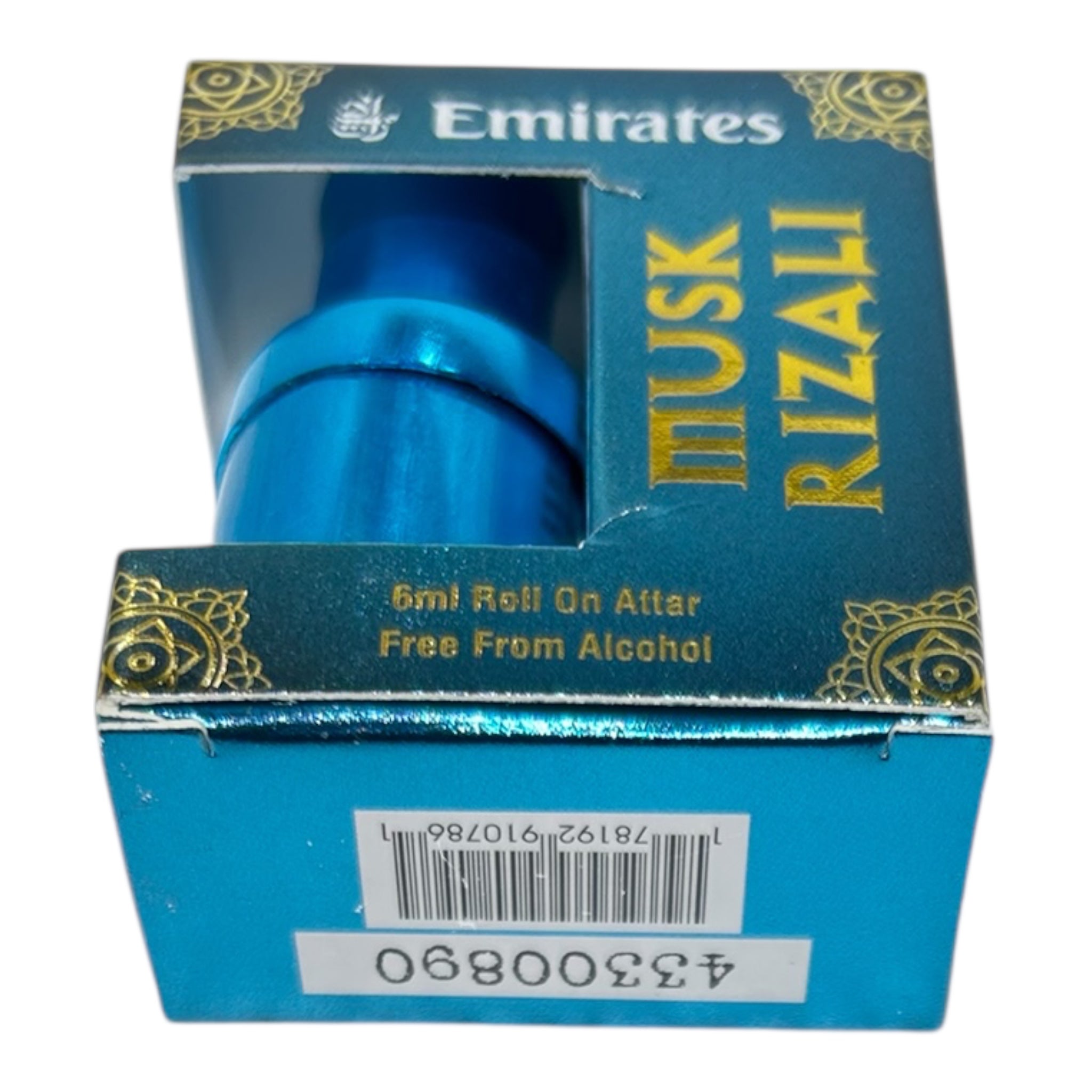 Emirates Musk Rizali Roll On Attar 6 ml -Elegant Long Lasting Musk Perfume Oil for men & women