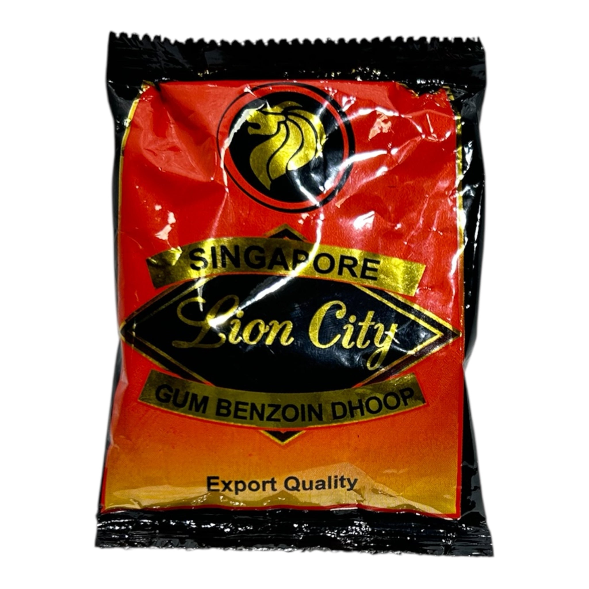 Singapore Lion City Gum Benzoin Dhoop Sambrani powder - சிங்கப்பூர் சாம்பிராணி Pure Resin for Powerful Spiritual Cleansing