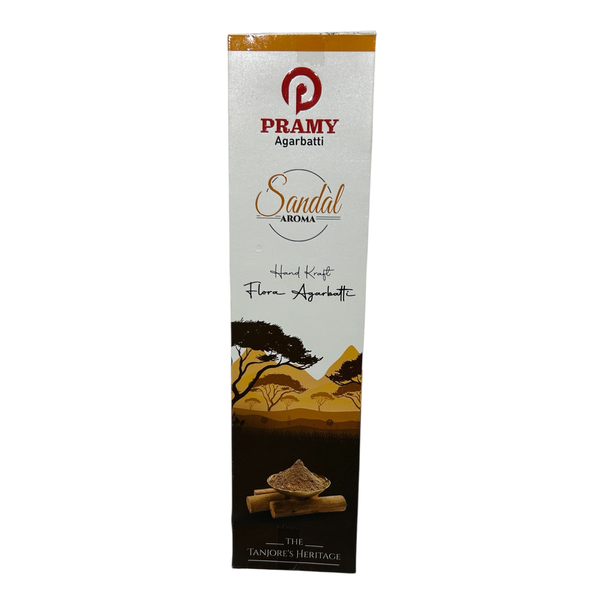 Pramy  Sandal Aroma Handkraft  Flora Agarnatti - Premium Sandalwood Incense Sticks