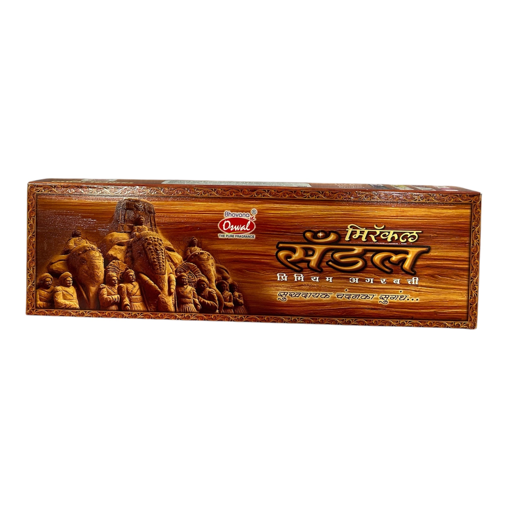 Oswal Miracle Sandal Premium Incense Sticks - Traditional Sandal Fragrance for Pooja