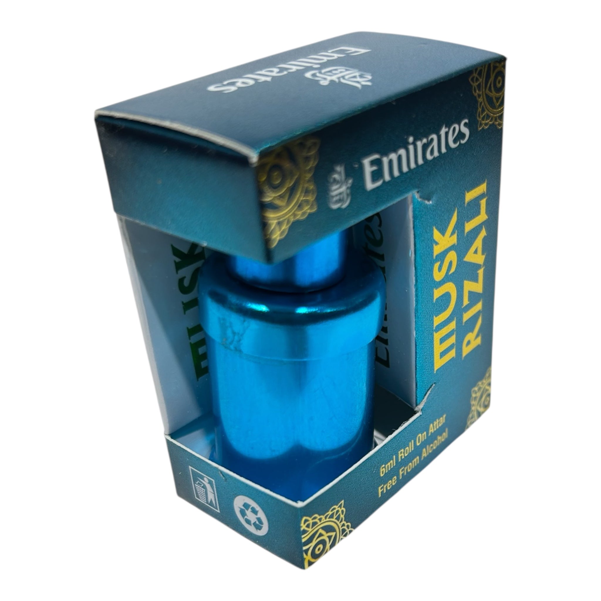 Emirates Musk Rizali Roll On Attar 6 ml -Elegant Long Lasting Musk Perfume Oil for men & women