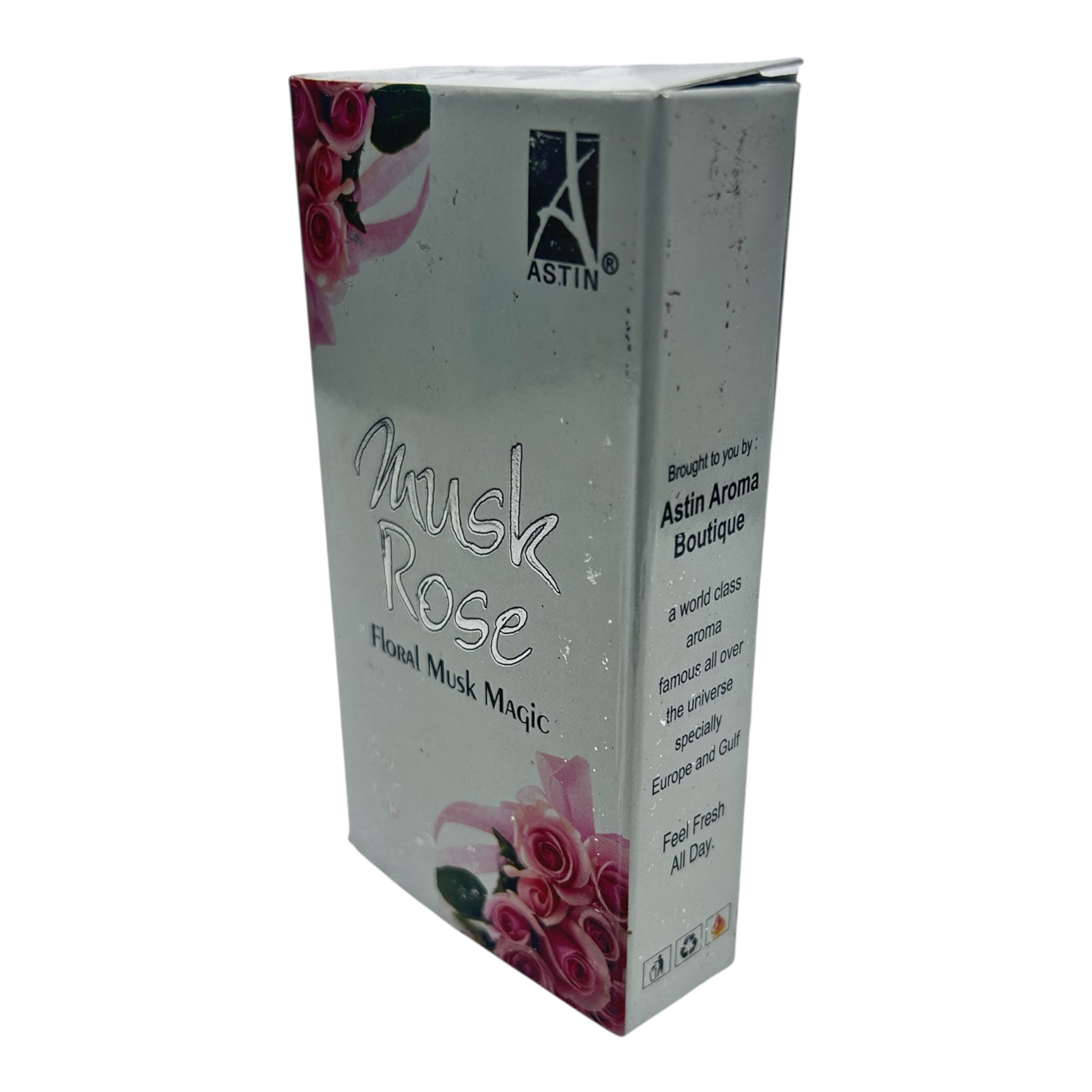 Astin Musk Rose Attar Roll On 6 ml - Blend of Musk & Floral Rose