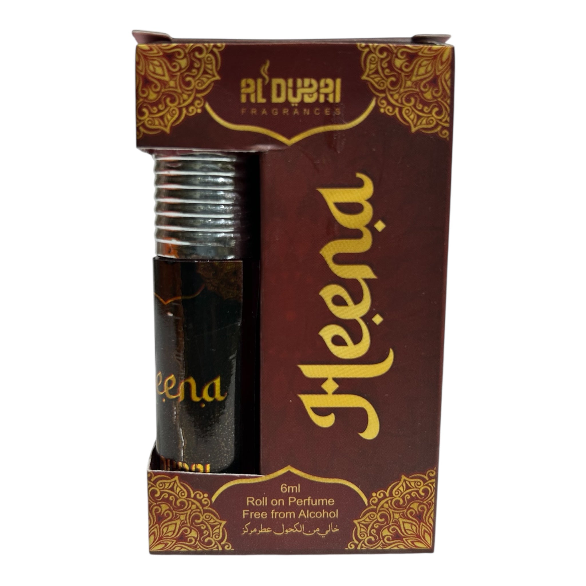 Al Dubai Heena Attar 6ml Traditional Herbal Alcohol-Free Perfume Oil for Men & Women மருதாணி வாசனை நருமண திரவியம்