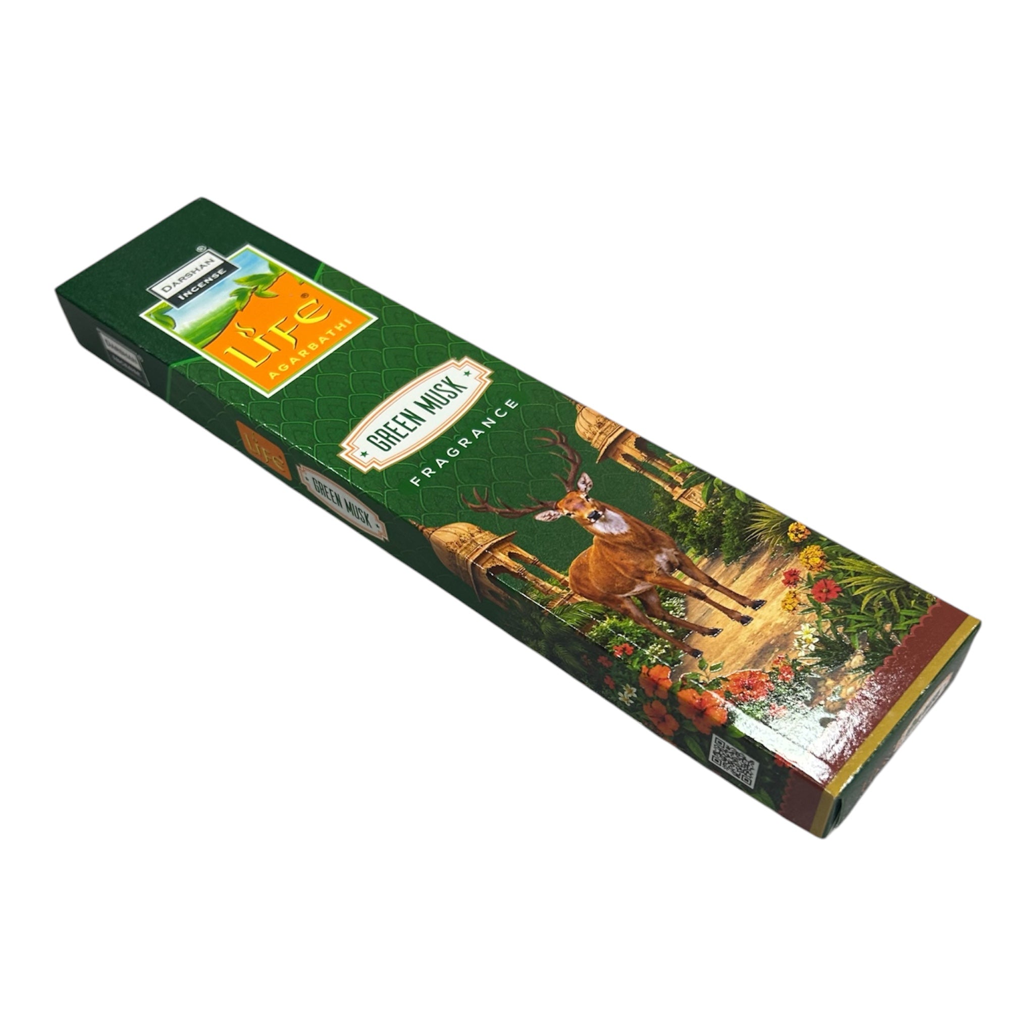 Darshan Life Green Musk Fragrance Agarbathi - an Elegant blend of Kasturi for Pooja & Yoga