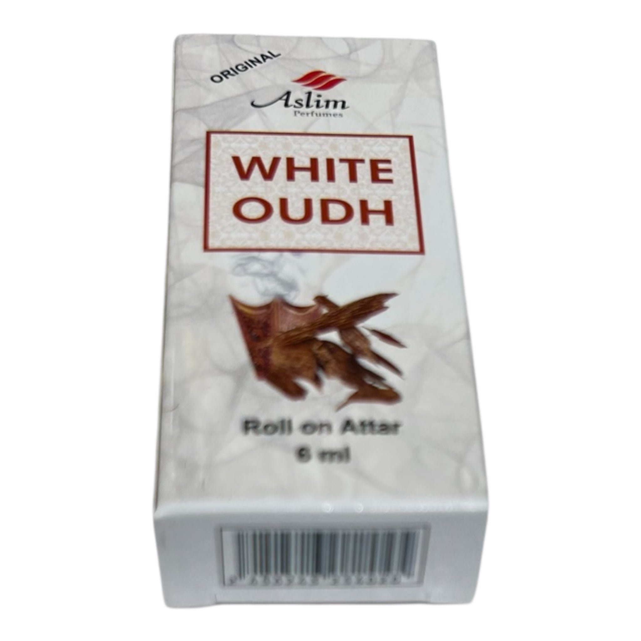 Aslim White Oudh Roll-On Attar 6ml – Alcohol-Free, Long-Lasting Arabian Fragrance