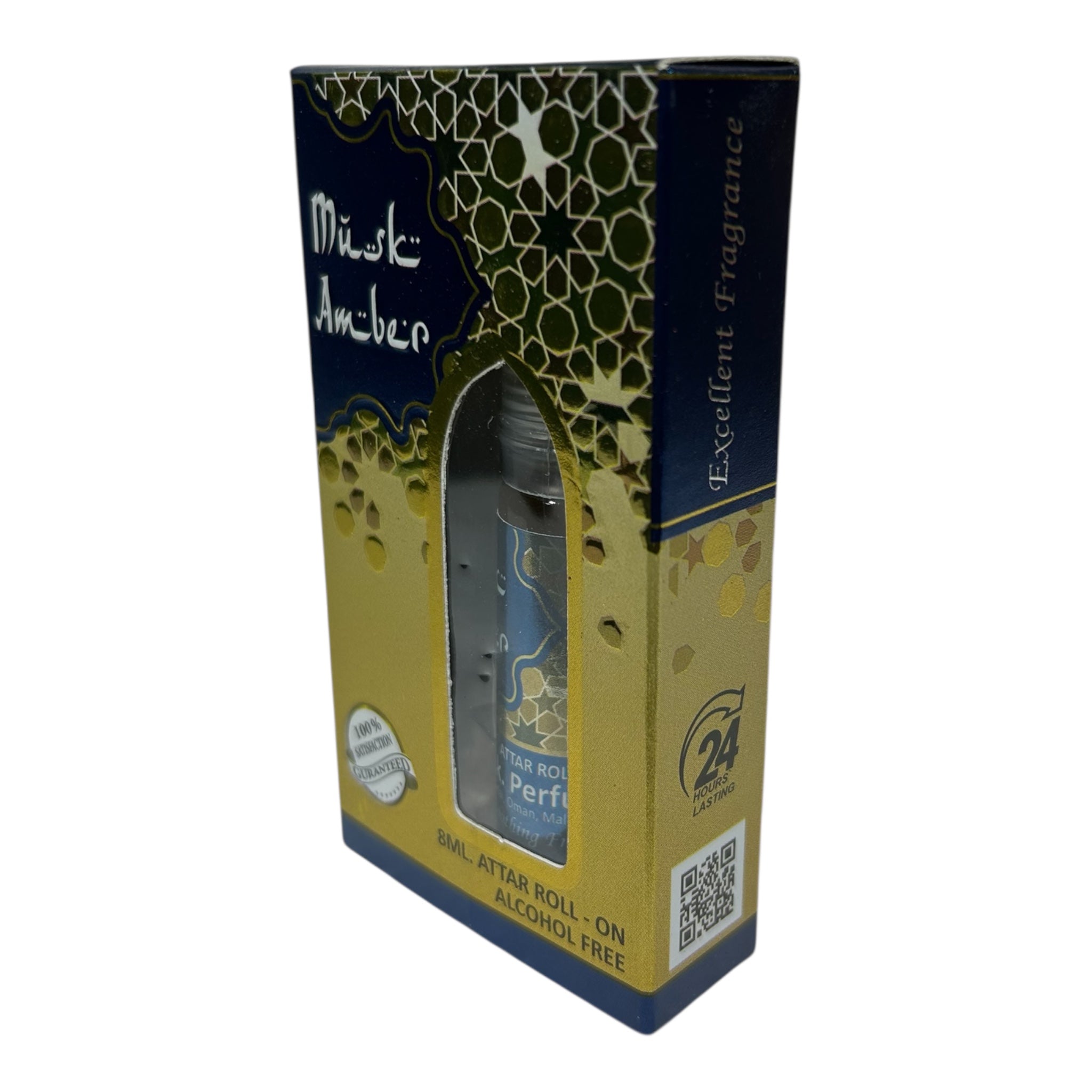 JK Perfumers Musk Arabian Attar Roll‑On 8 ml Alcohol free Long lasting perfume oil Scent