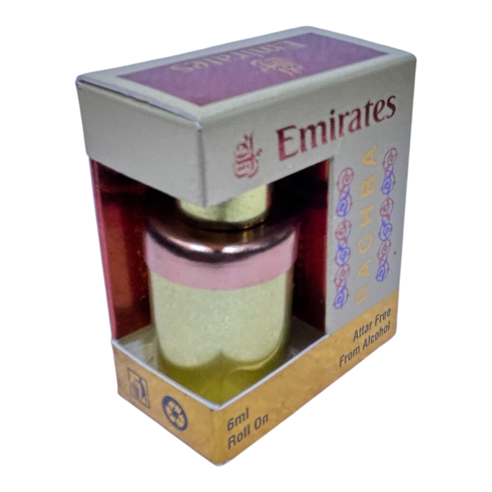 Emirates Raghba Roll On Attar 6 ml -  Sweet Oriental Long Lasting Perfume Oil
