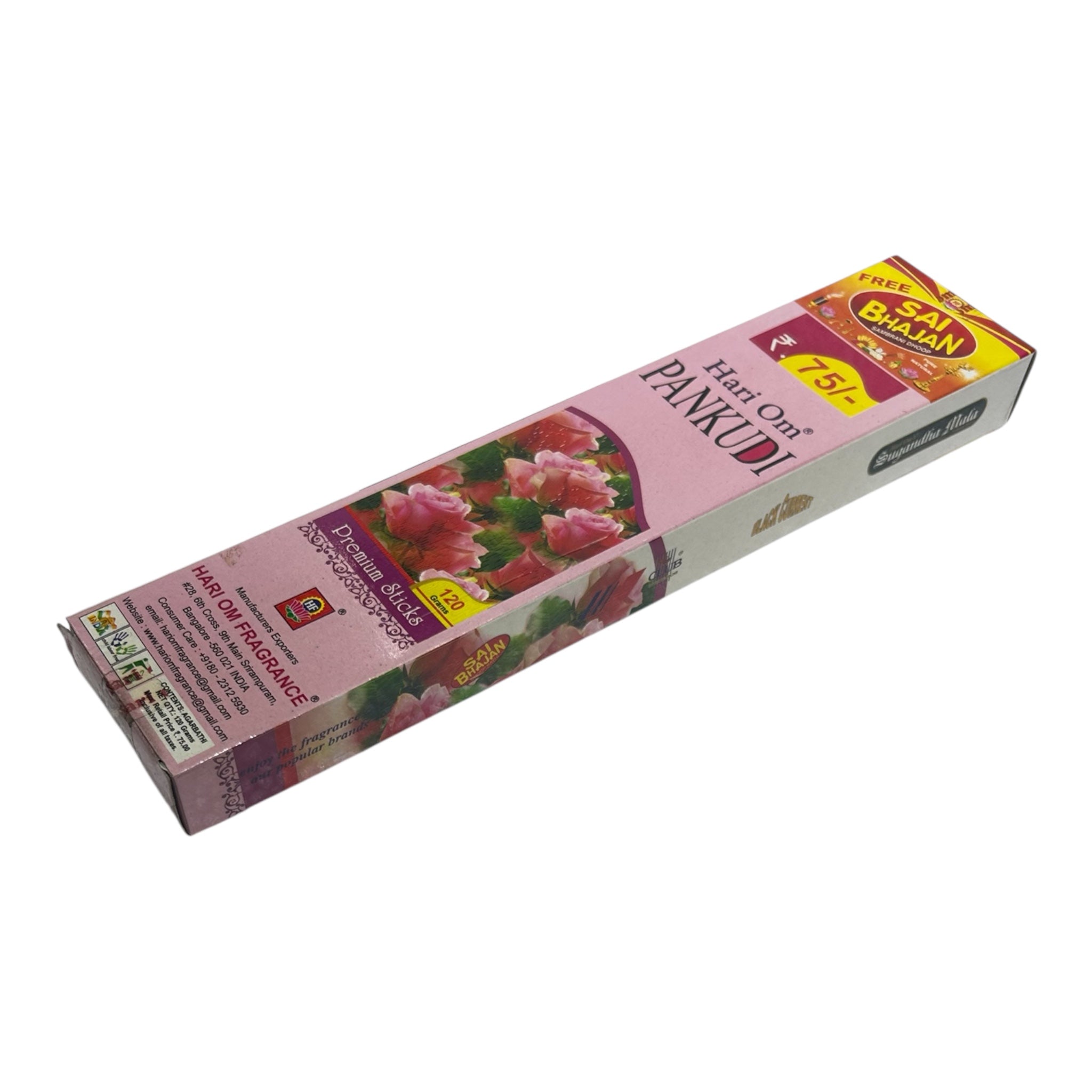 Hari Om Sai Bhajan Pankudi Premium Sticks - Fragrance of Devotion in Every Petal
