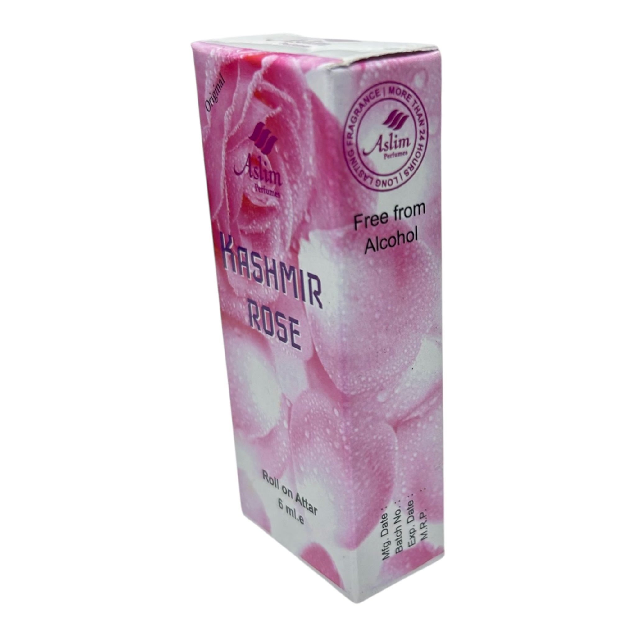 Aslim Kashmir Rose Roll on Attar 6 ml Delicate & Long‑Lasting Perfume ரோஜா வாசனை