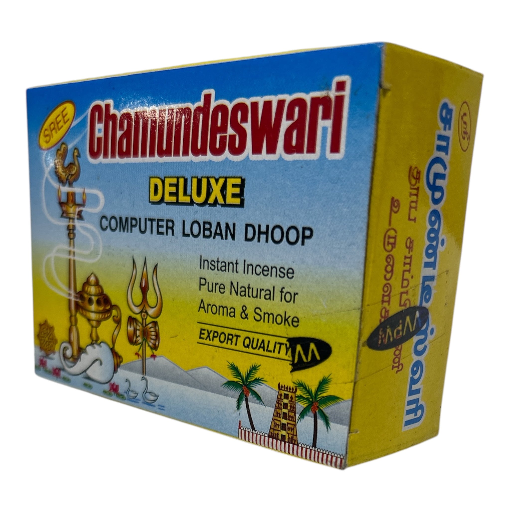 Chamundeswari Deluxe Computer Loban Dhoop லோபன் தூப சாம்பிராணி உருளைகள்
