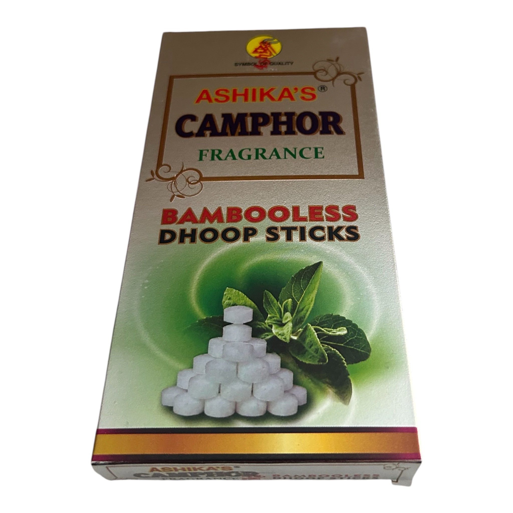 Ashika's Camphor Fragrance Premium Bambooless Dhoop Sticks