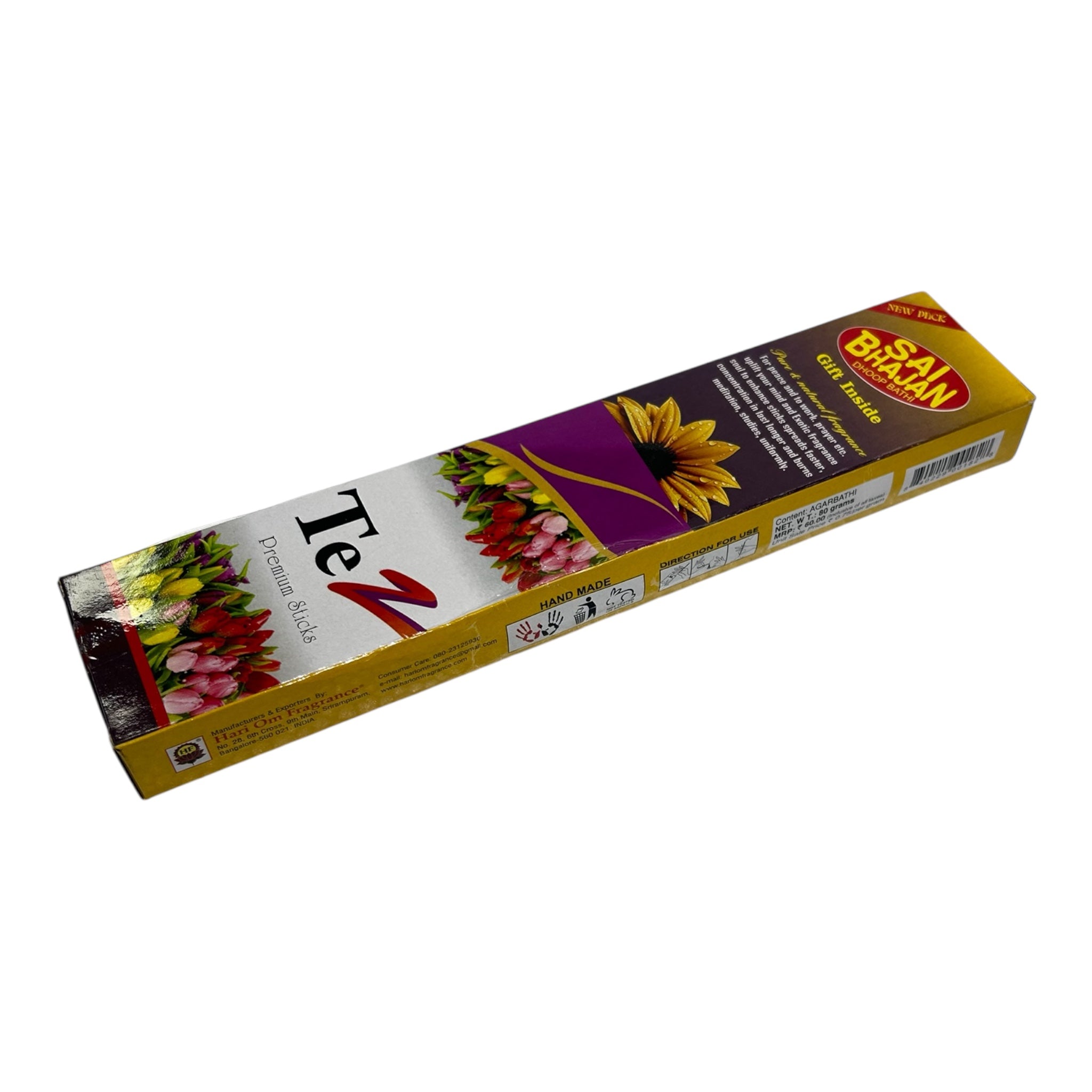 Hari Om Sai Bhajan Tez premium Sticks - Power Packed Fragrance for Powerful Pooja & Bhajan