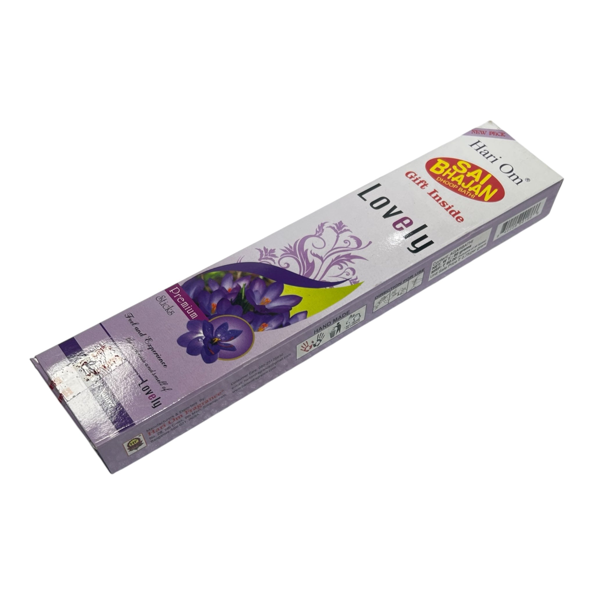 Hari Om Sai Bhajan Lovely Premium Sticks - Divine Fragrance for a Serene Mind பூ வாசனை அகர்பத்தி