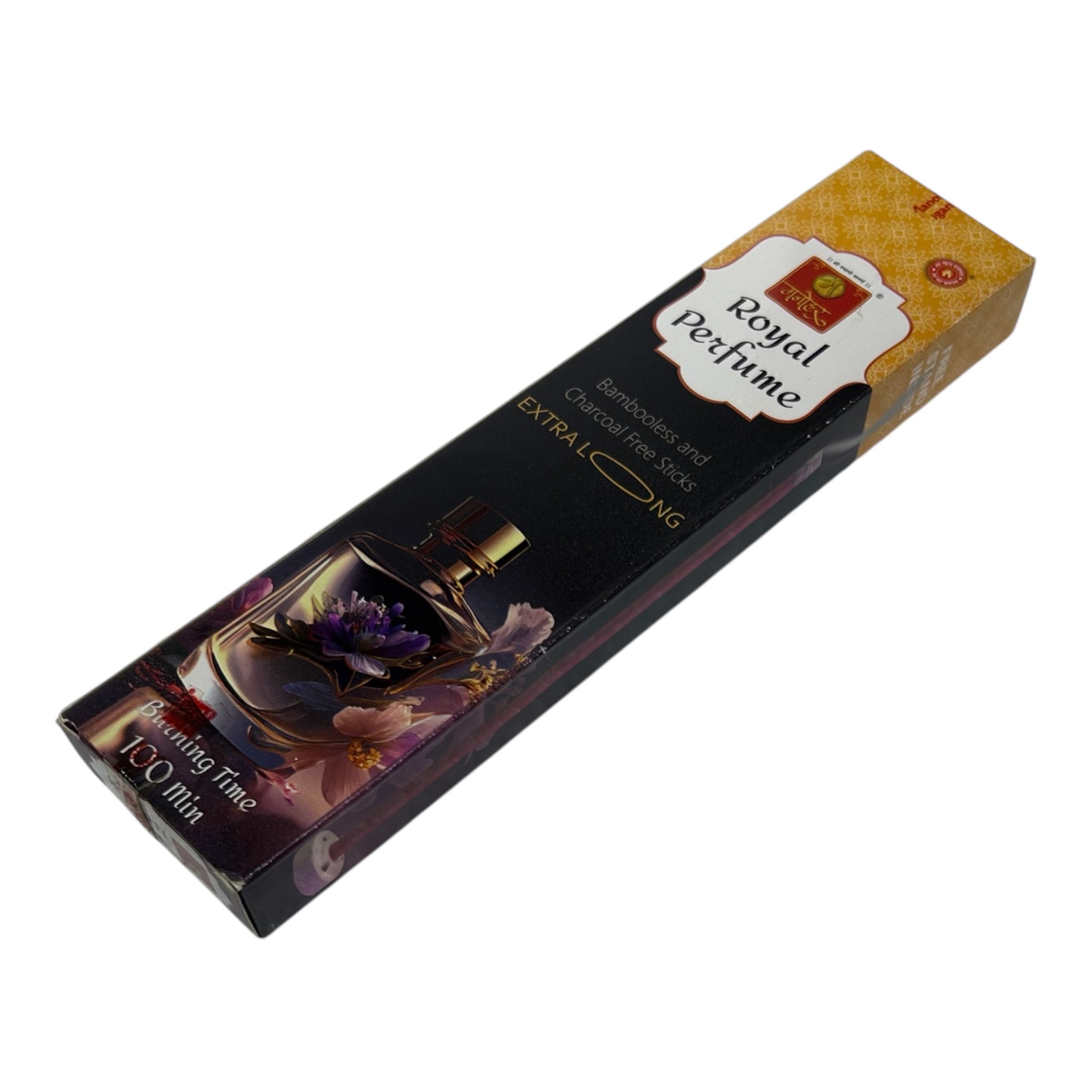 Manohar Royal Perfume Bamboo Less and Charcoal Free Sticks - Long-Lasting & Eco-Friendly Fragrance Sticks for Pooja & Yoga