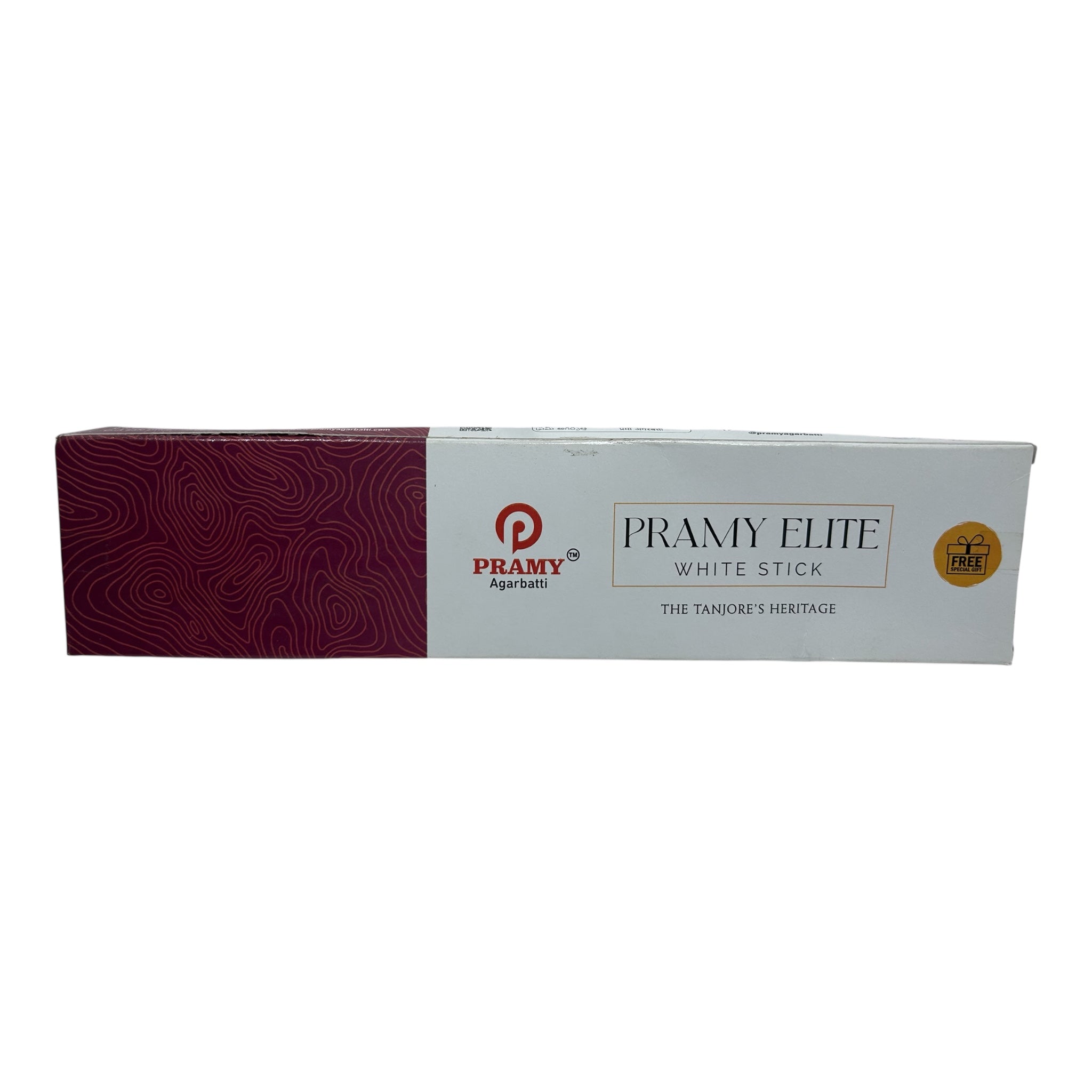 Pramy Elite White Incense Stick -hand-rolled masala Agarbathi