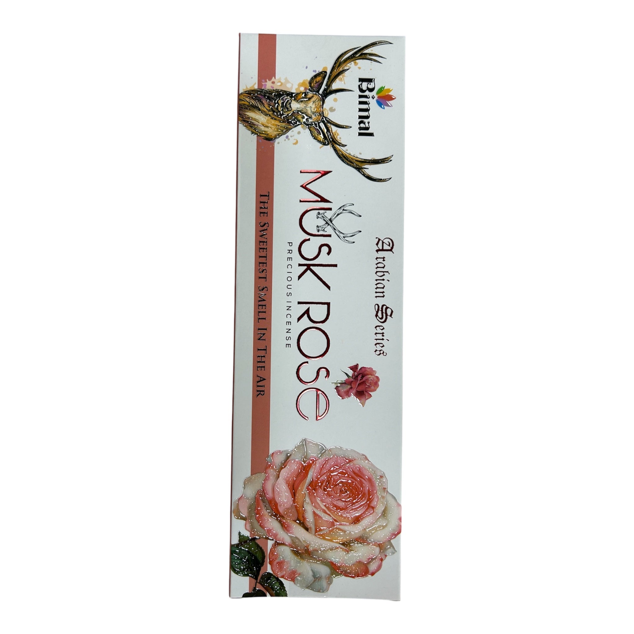 Bimal Musk Rose Precious Incense Sticks  long -Arabian Profile Gulab aroma for Pooja
