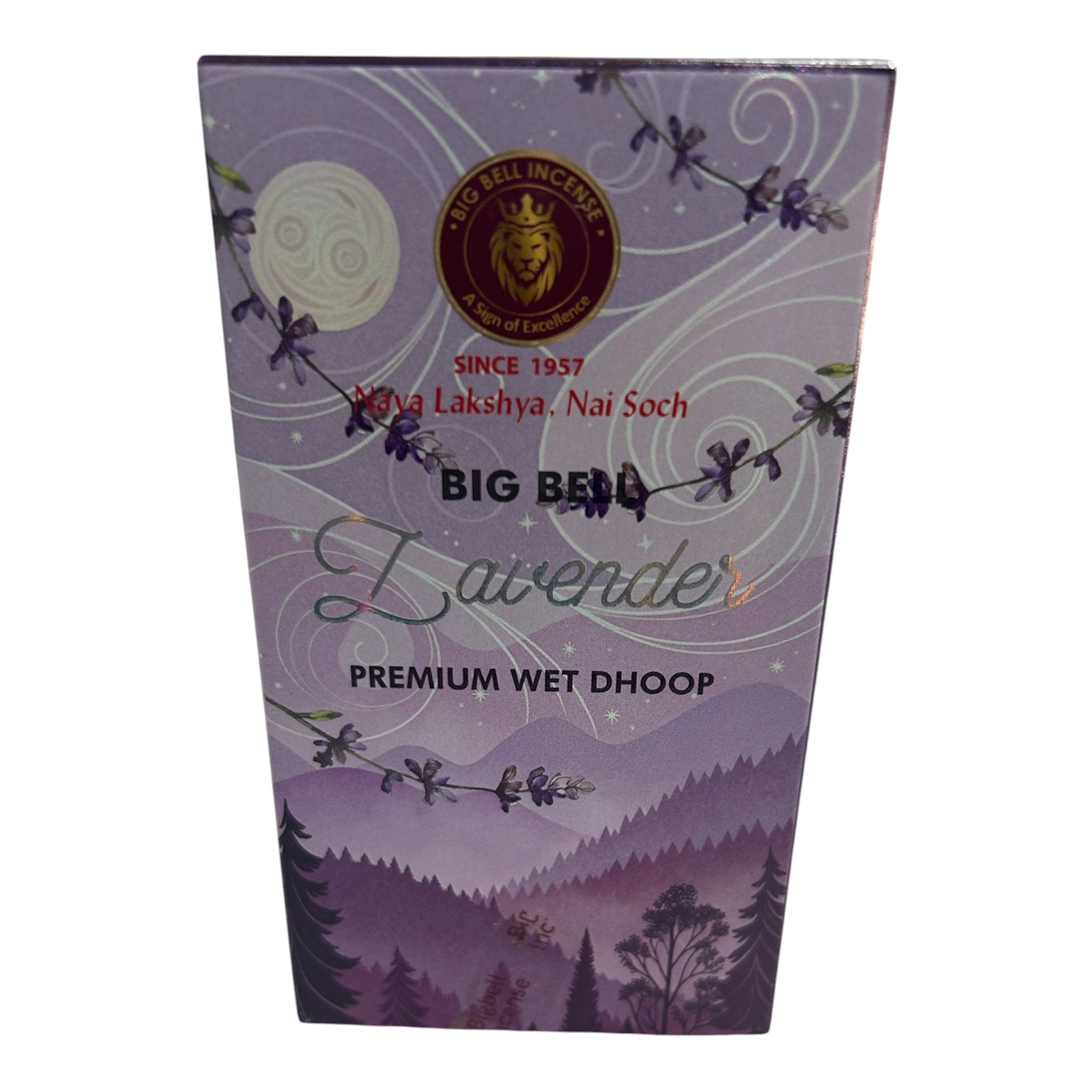 Big Bell Lavender Premium Wet Dhoop - balanced and soothing atmosphere for Pooja and Yoga