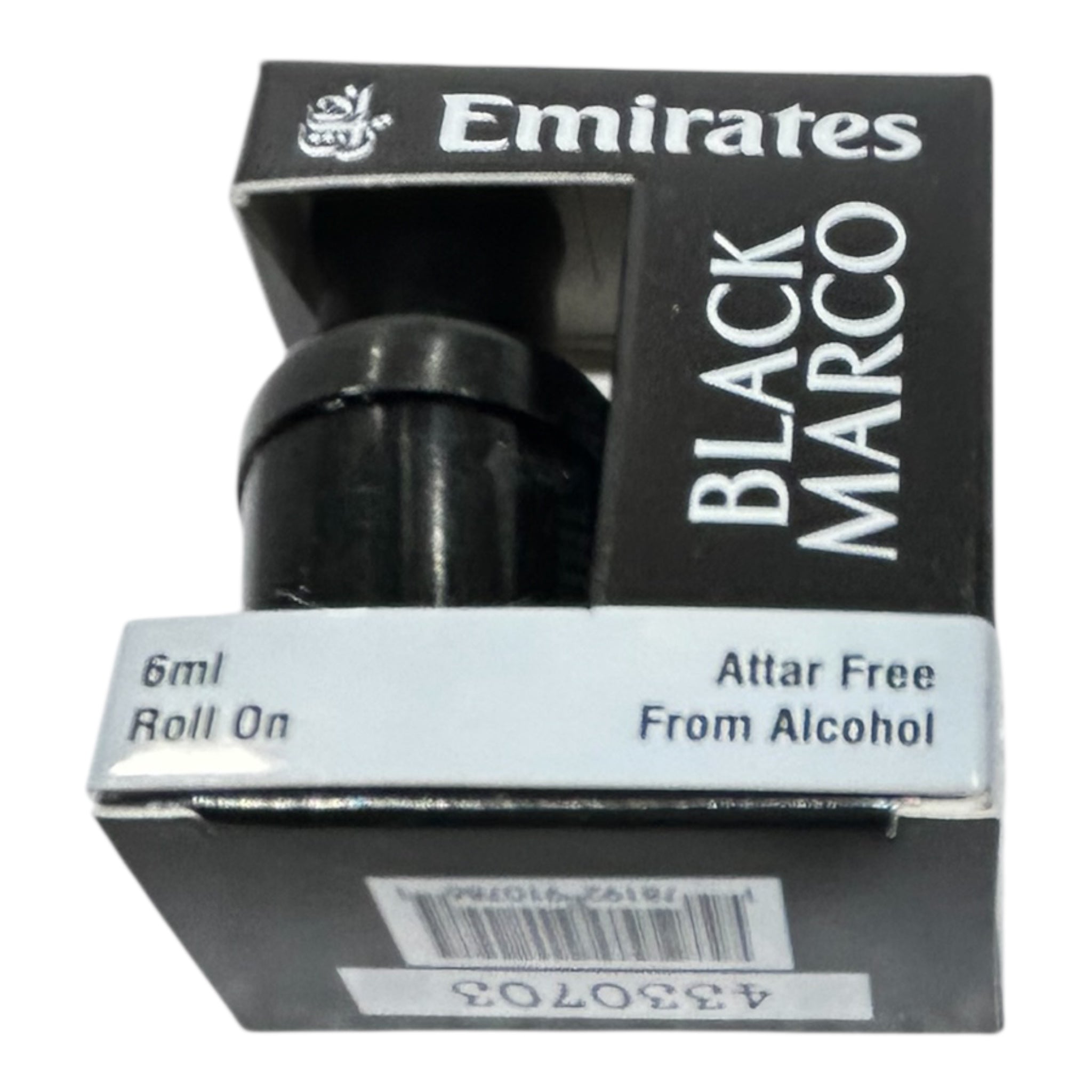 Emirates Black Marco Roll On Attar – Premium Long-Lasting Perfume Oil 6 ml
