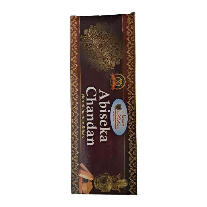 Nanda Kishore Abiseka Chandan Natural Hand Rolled Masala Incense