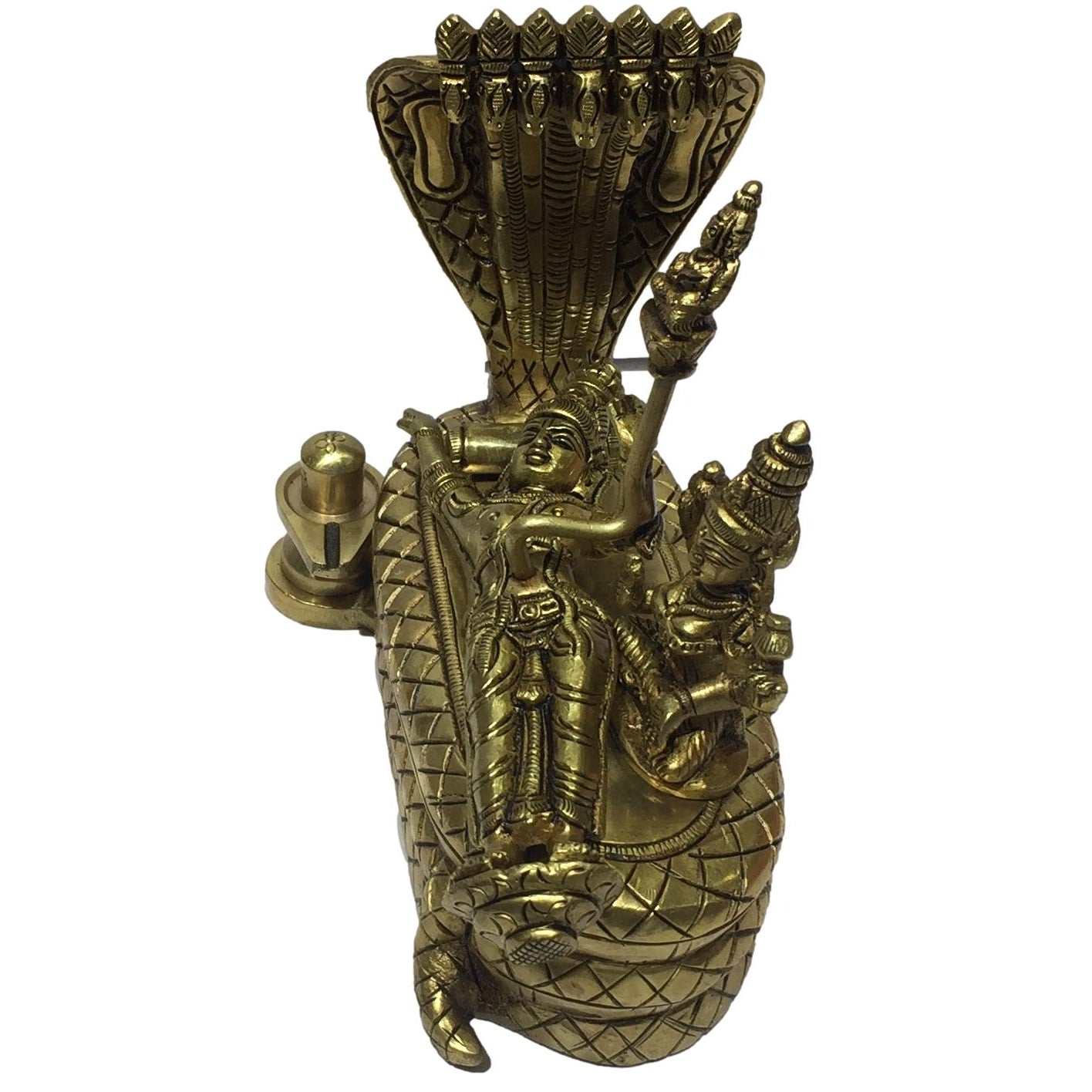 Anantha Padmanabha Swamy Brass Antique Vigraham5.5 Inch - Sri Prarthana
