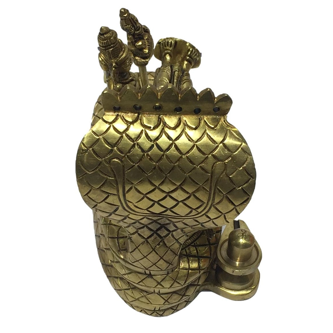 Anantha Padmanabha Swamy Brass Antique Vigraham5.5 Inch - Sri Prarthana