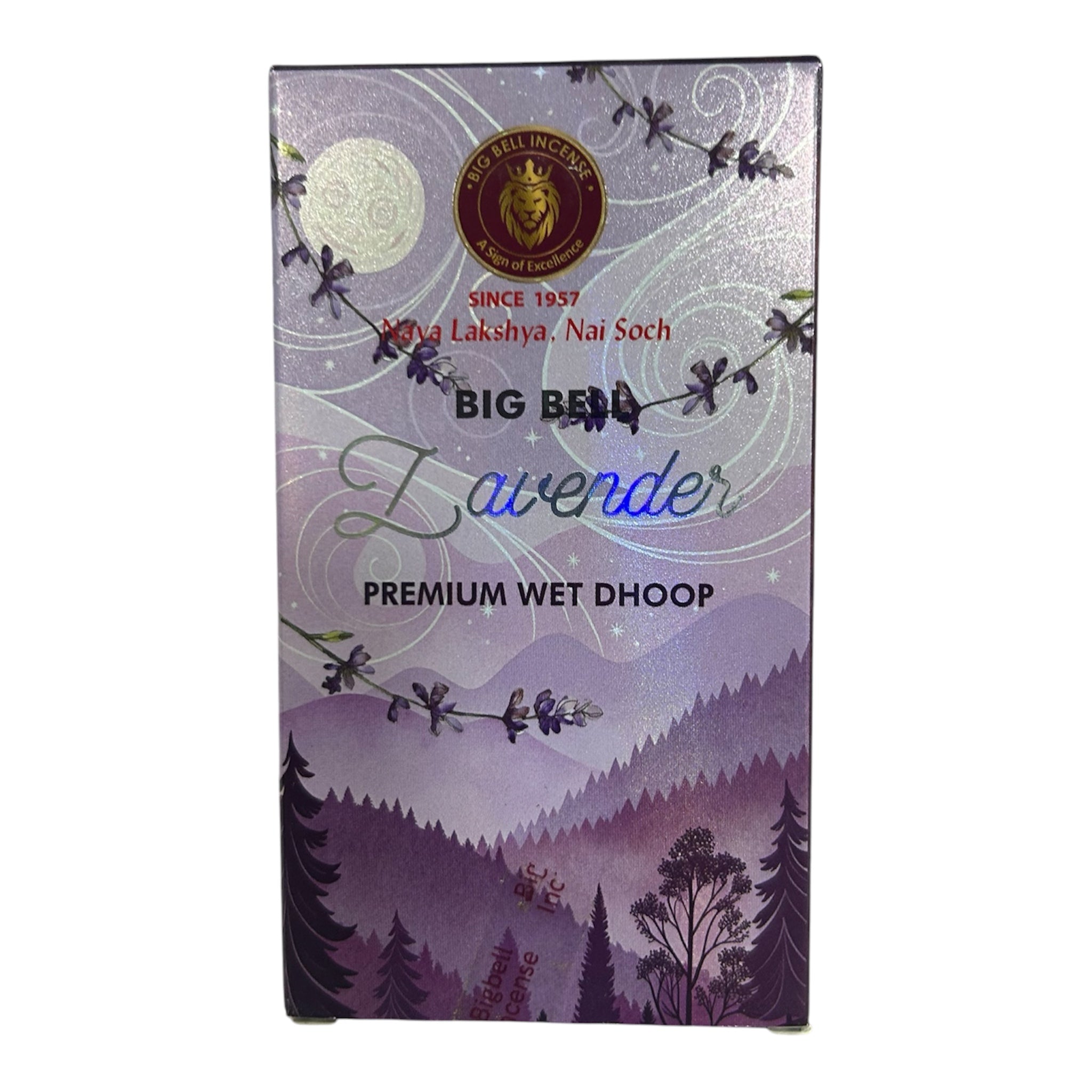 Big Bell Lavender Premium Wet Dhoop - balanced and soothing atmosphere for Pooja and Yoga