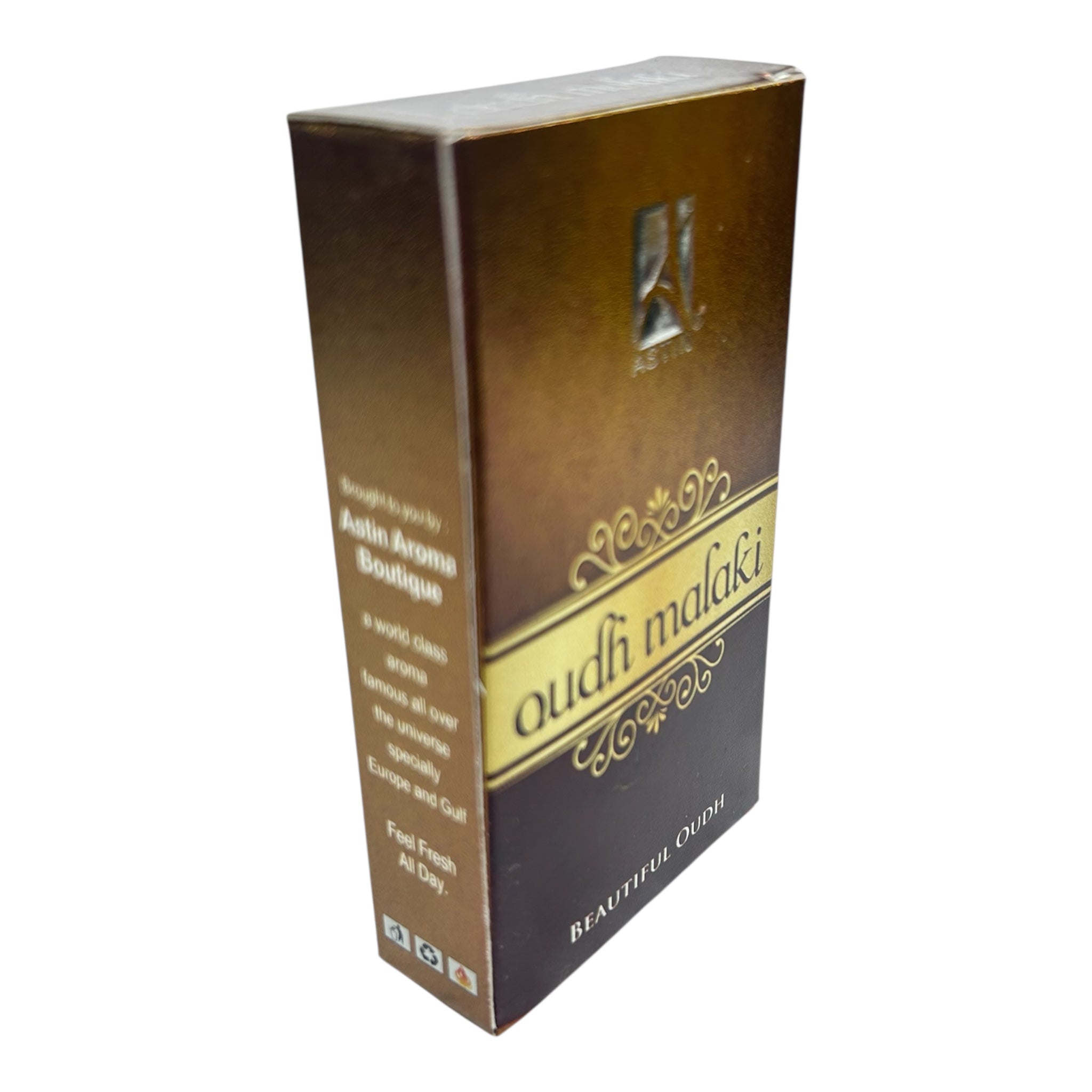 Astin Oudh Malaki Attar Roll On 6 ml - Long-lasting, luxurious Aroma Perfume Oil