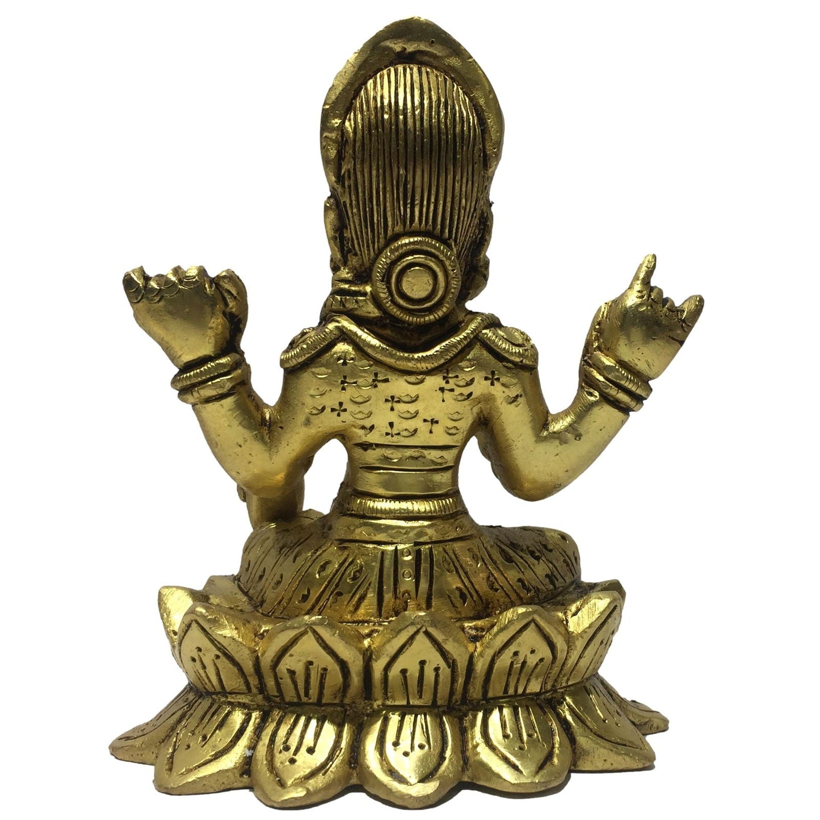 Bala Thripura Sundari Brass Antique 4.5 inch - Sri Prarthana