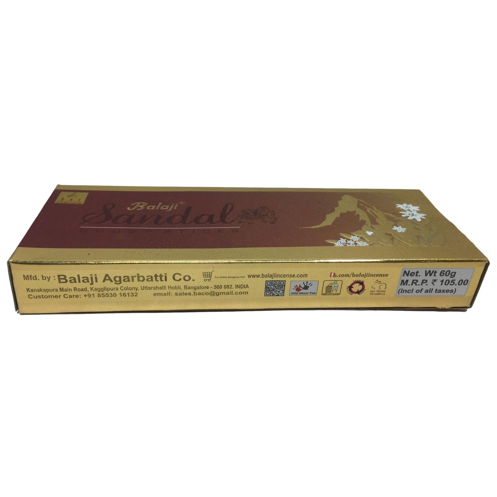 Balaji Sandal Dhoop Sticks - Sri Prarthana