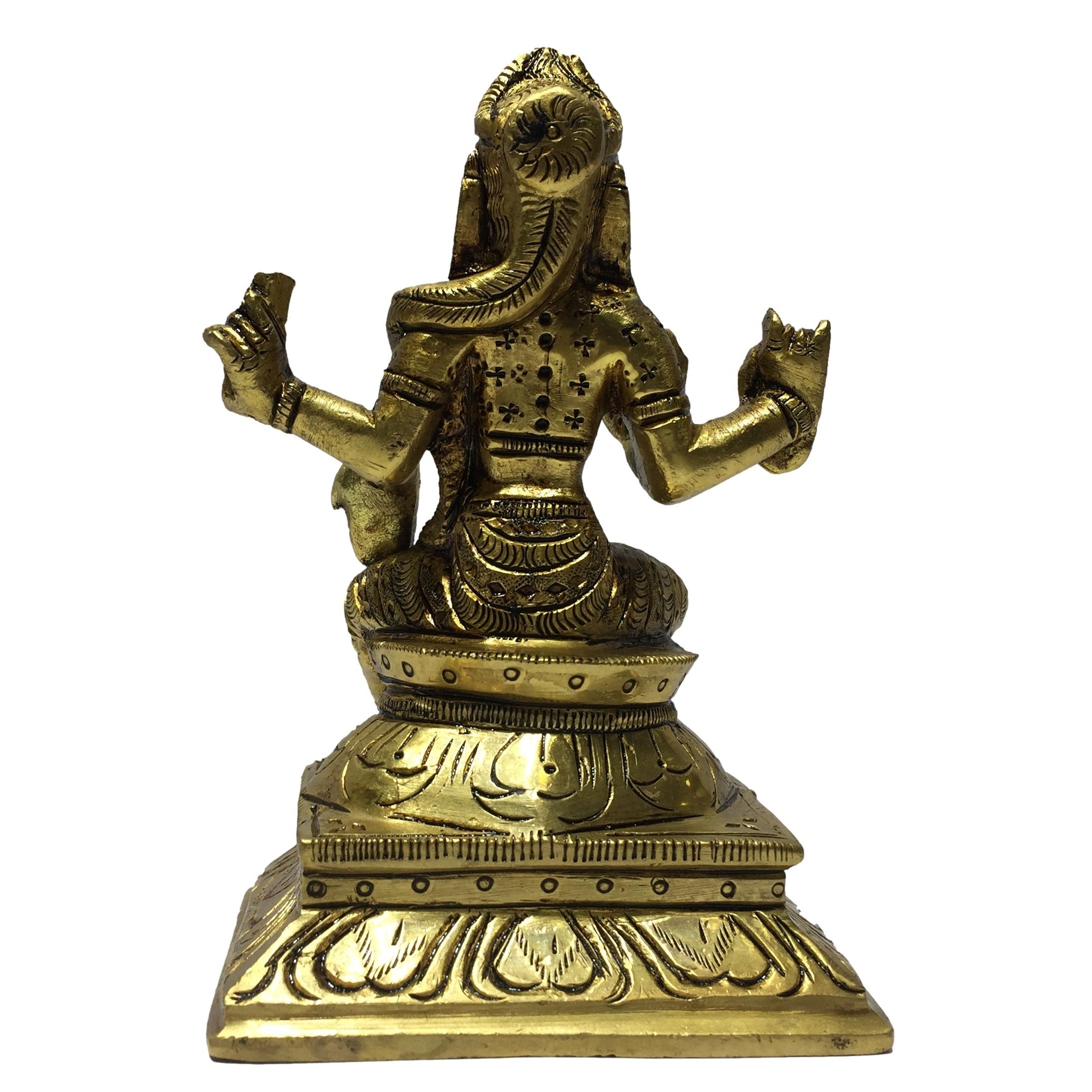 Balambika Brass Antique Figurine 4 Inch - Sri Prarthana