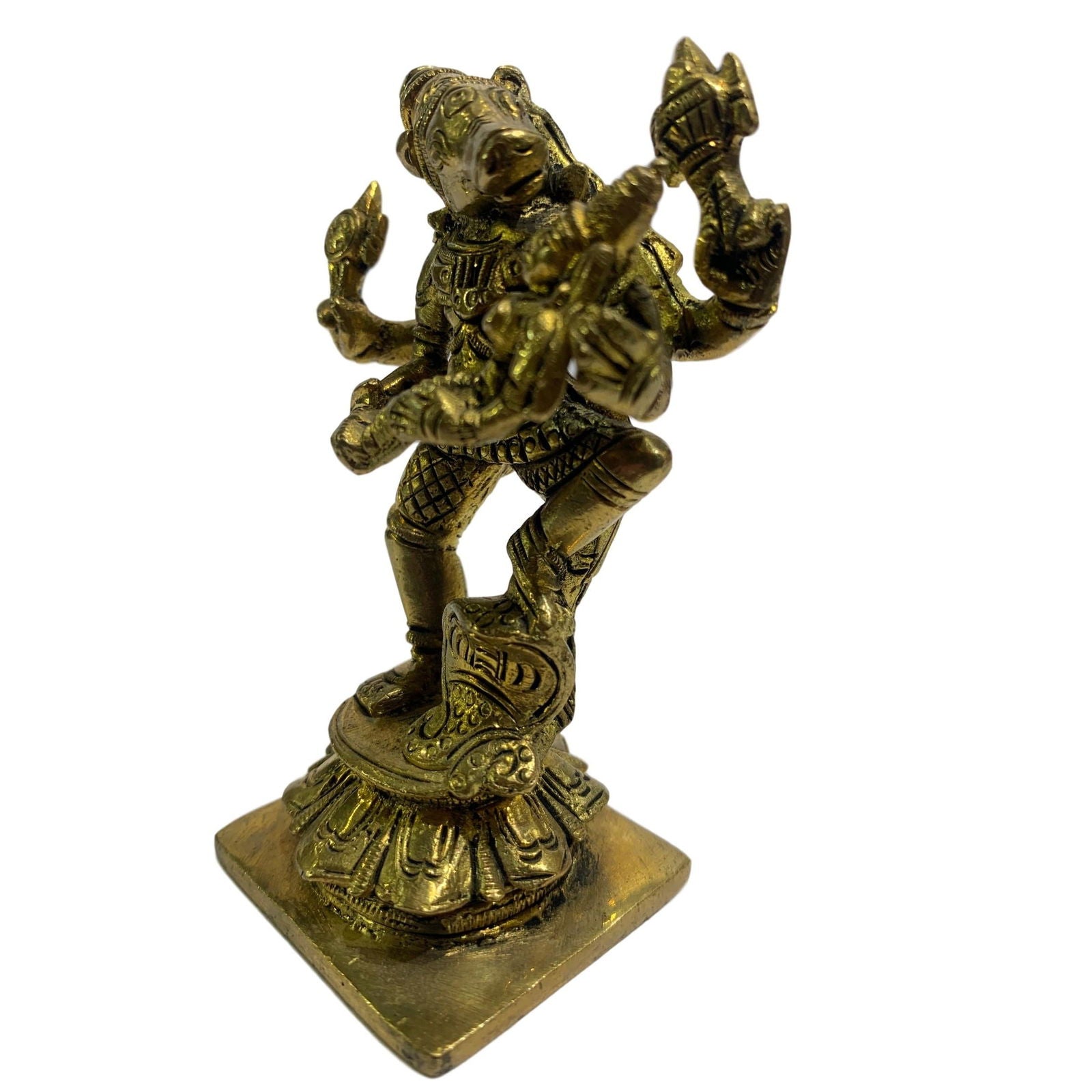 Bhuvarahar Brass Antique Figurine 3.75 inch - Sri Prarthana