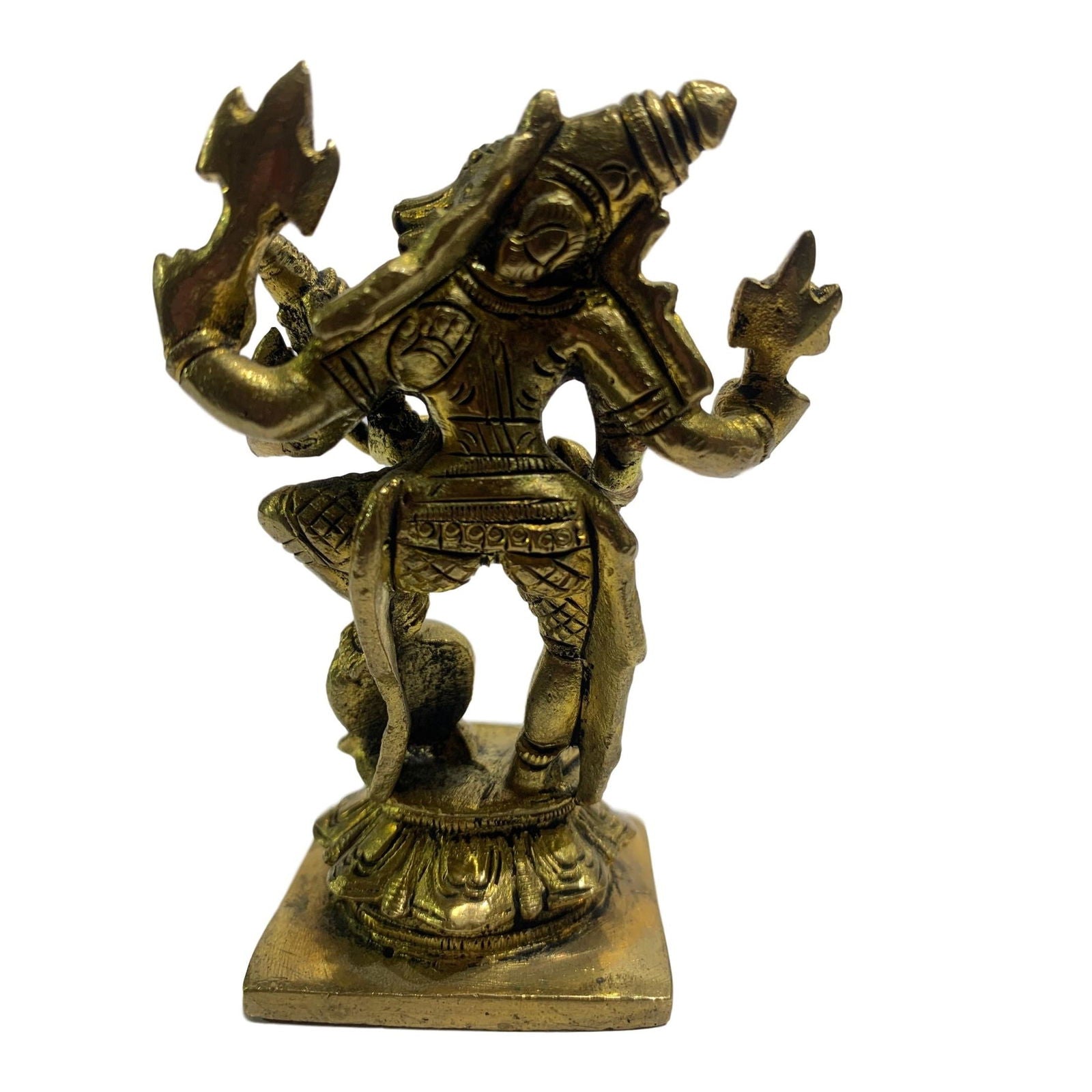 Bhuvarahar Brass Antique Figurine 3.75 inch - Sri Prarthana