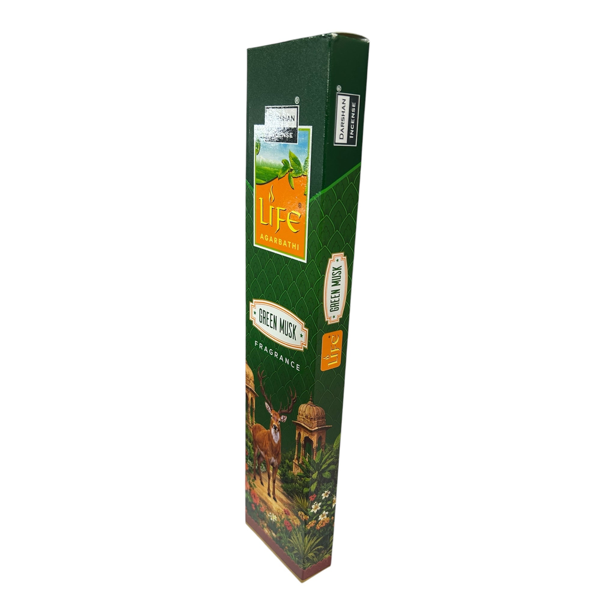 Darshan Life Green Musk Fragrance Agarbathi - an Elegant blend of Kasturi for Pooja & Yoga