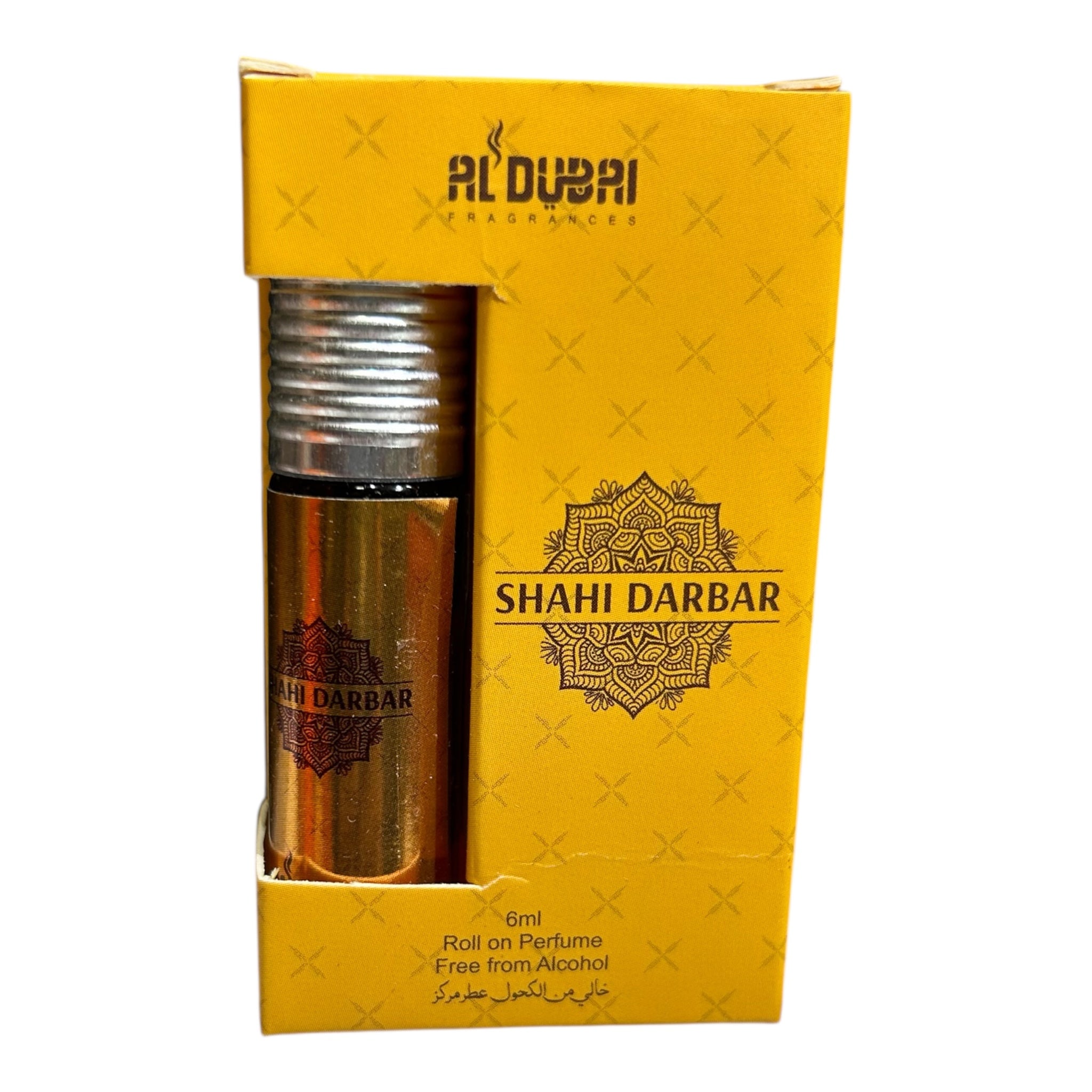 Al Dubai Shahi Darbar Attar Roll-On Perfume 6ml Royal, Long-Lasting Alcohol-Free Fragrance for Men & Women