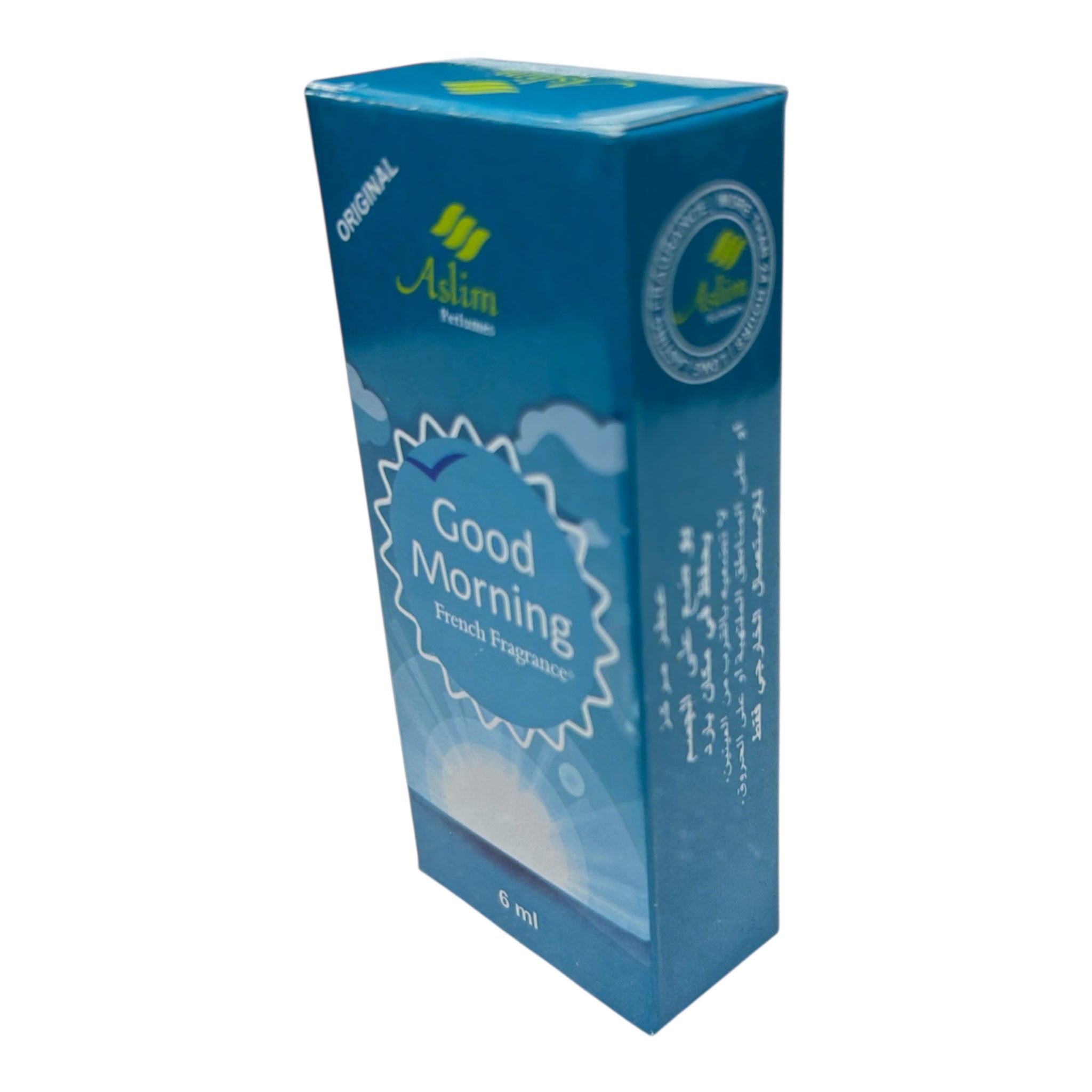 Aslim Good Morning French, Fragrance Roll on Perfume 6 ml -– Refreshing, Long-Lasting Fragrance for men & women