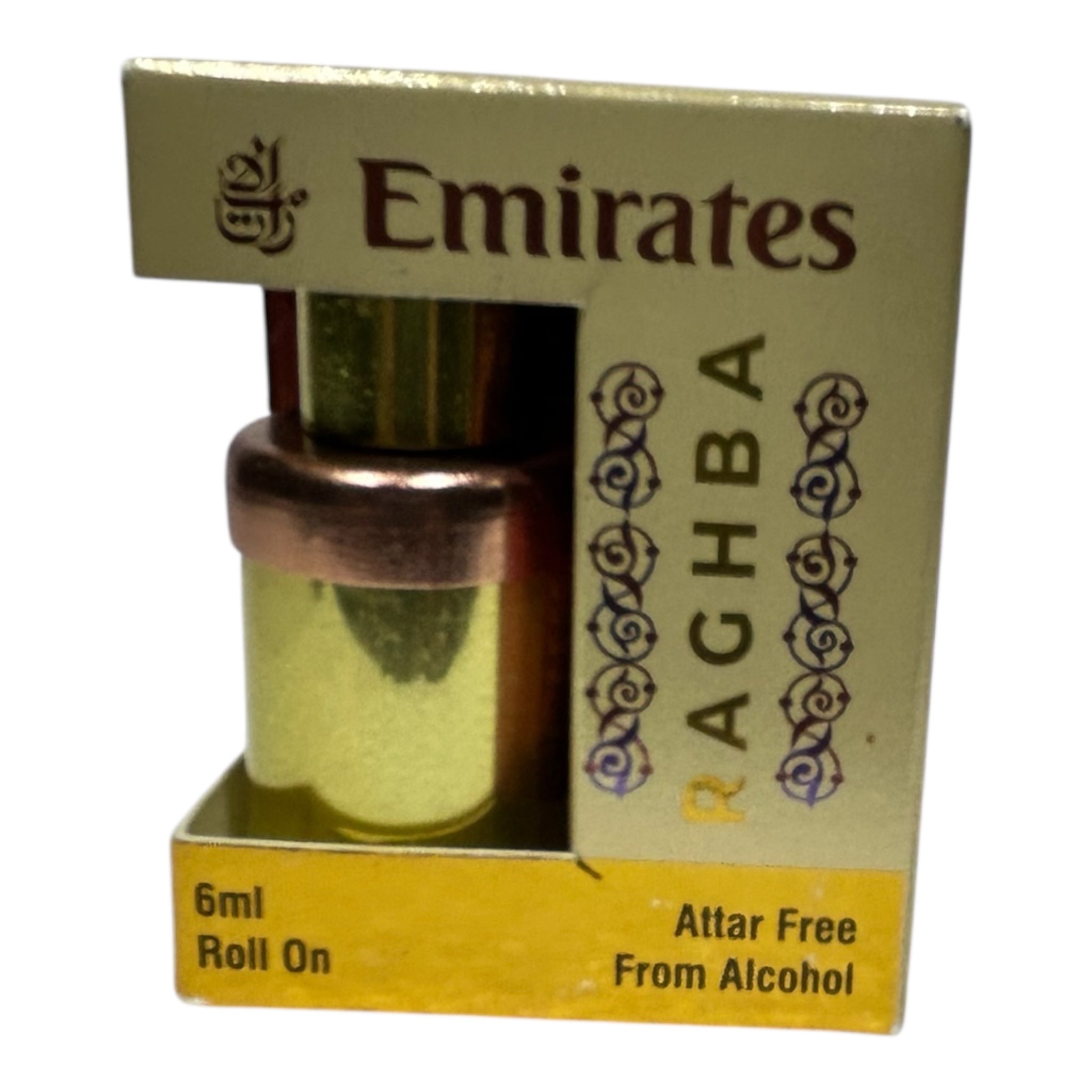 Emirates Raghba Roll On Attar 6 ml -  Sweet Oriental Long Lasting Perfume Oil