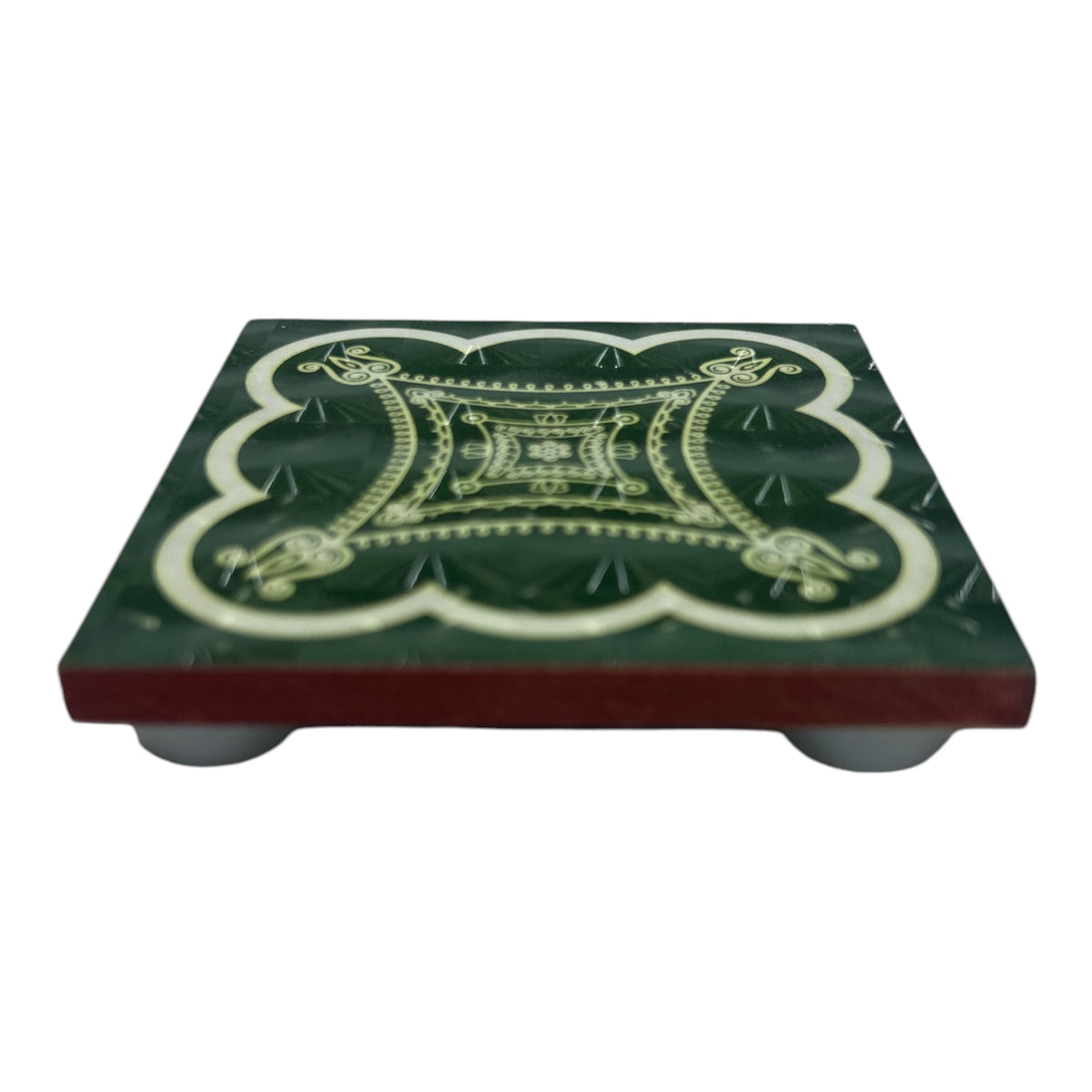 Iyengar Padi Kolam Sparkling 3D Design MDF Manai Stand