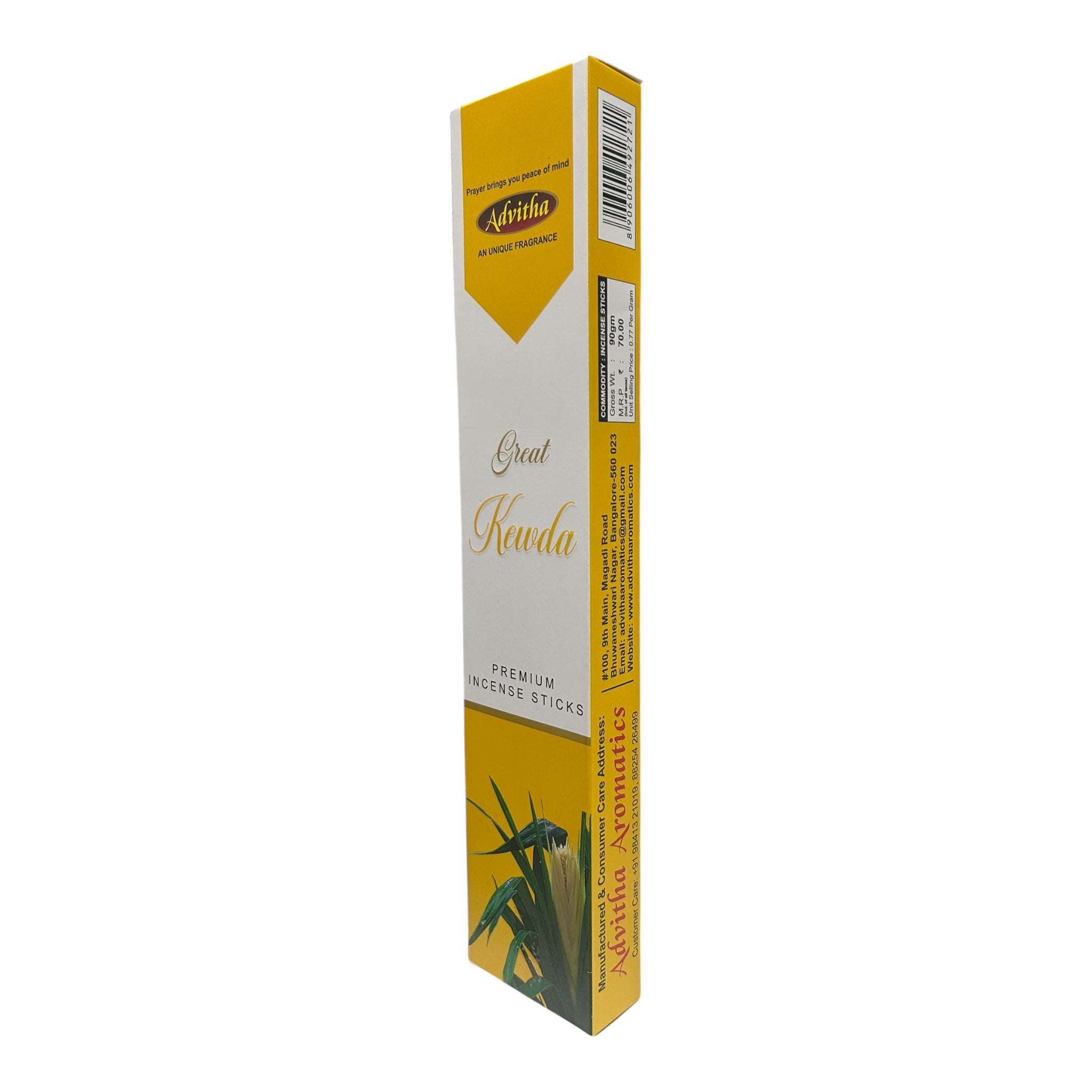 Advitha Great Kewda Incense Sticks தாழம்பூ அகர்பத்தி